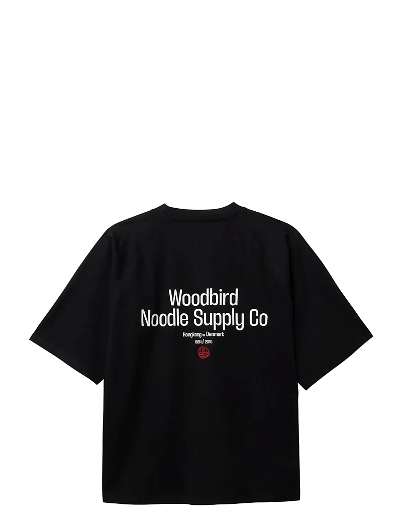 Woodbird - WBBlake Supply Tee - kurzärmelig - black - 2