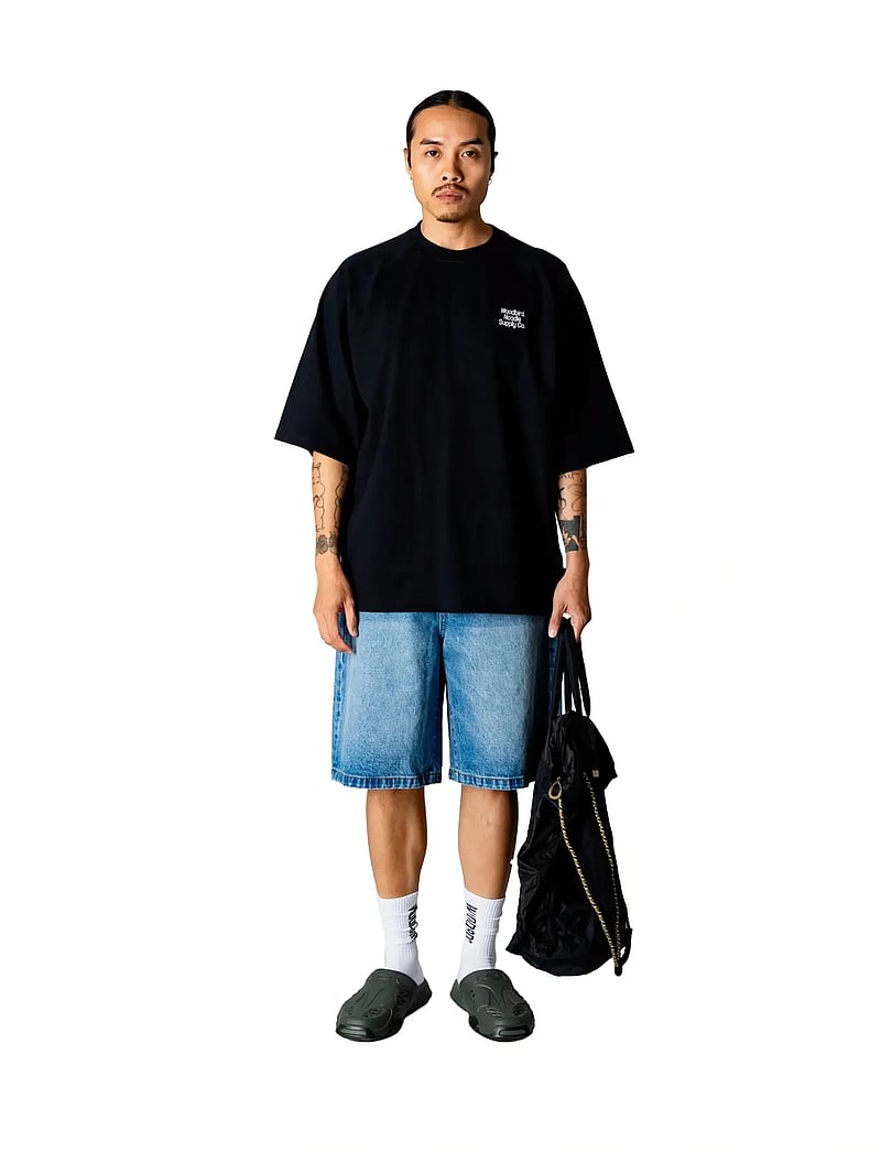 Woodbird - WBBlake Supply Tee - kurzärmelig - black - 0