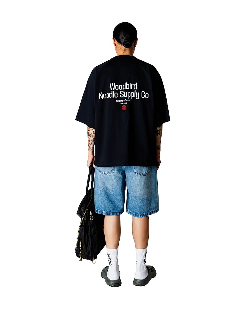 Woodbird - WBBlake Supply Tee - kurzärmelig - black - 4