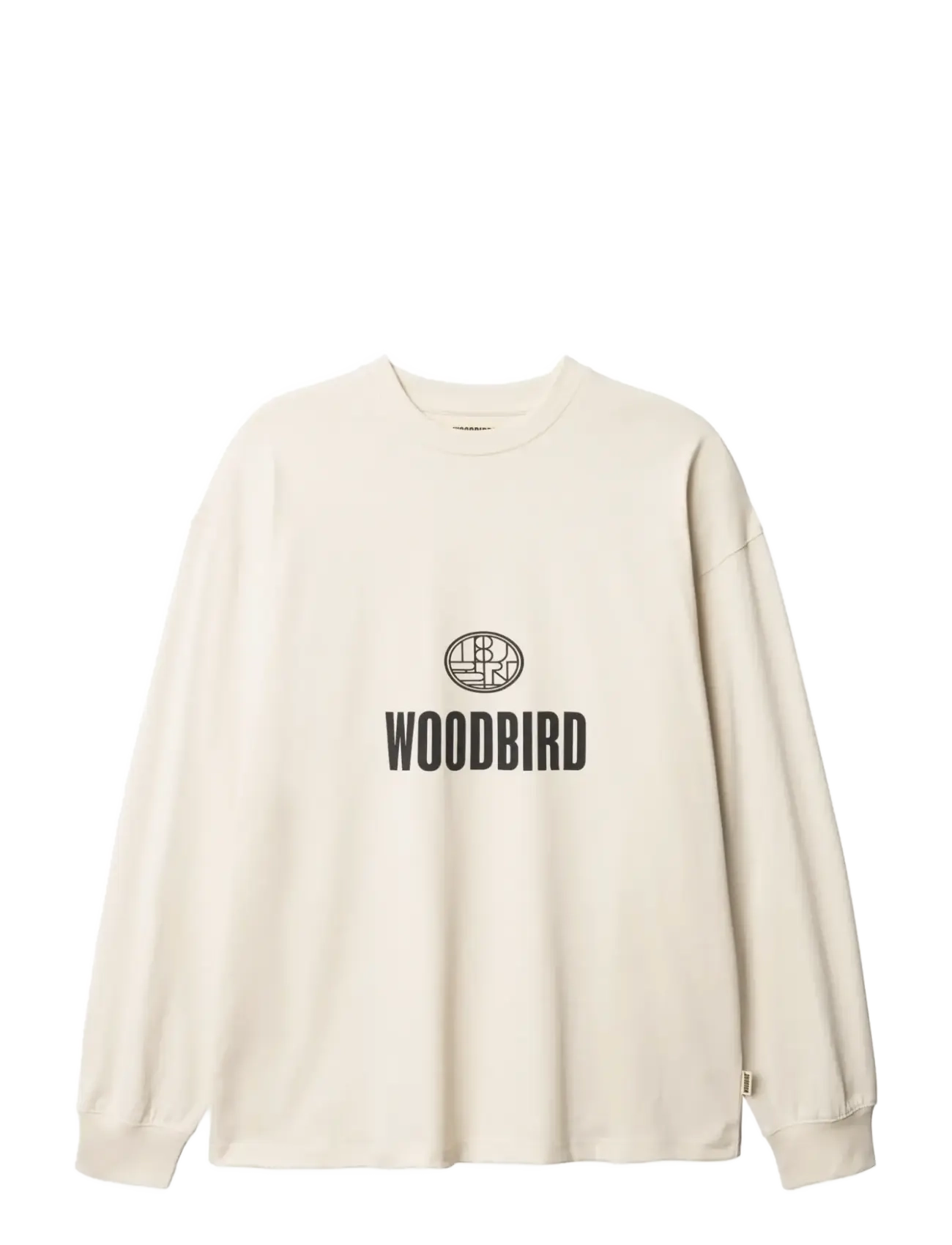 WOODBIRD Wbbeam L/S Nine Tee Cream - M - Herren