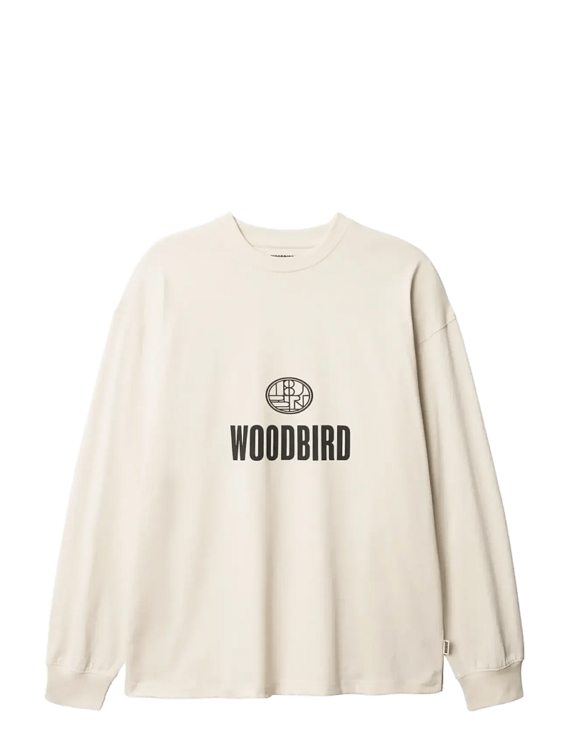Woodbird - WBBeam L/S Nine Tee - pikkade varrukatega t-särgid - off white - 1