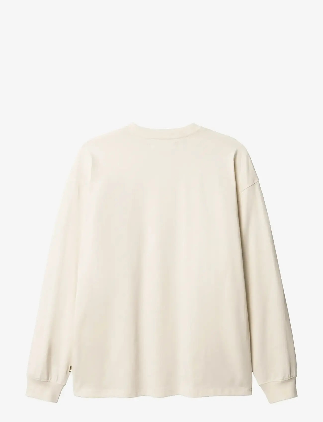Woodbird - WBBeam L/S Nine Tee - long-sleeved t-shirts - off white - 2