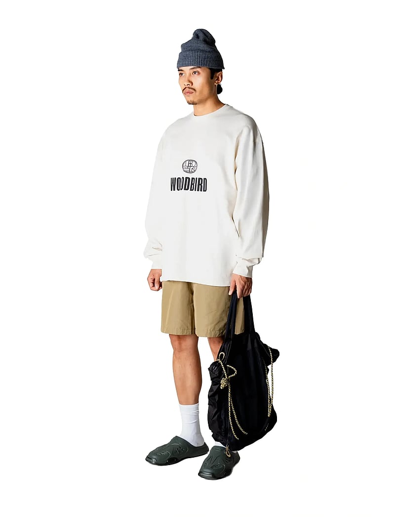 Woodbird - WBBeam L/S Nine Tee - pikkade varrukatega t-särgid - off white - 3
