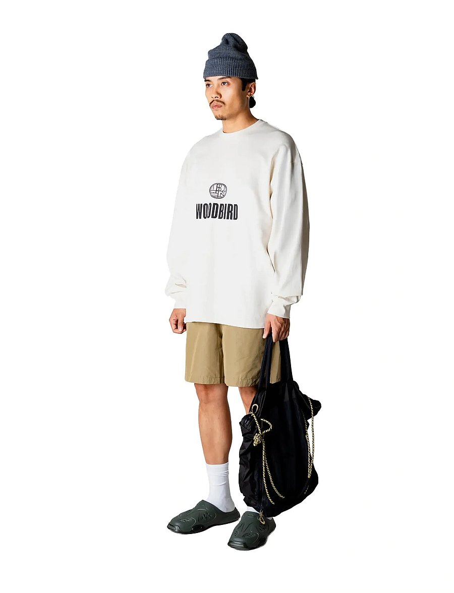 Woodbird - WBBeam L/S Nine Tee - langärmelig - off white - 3