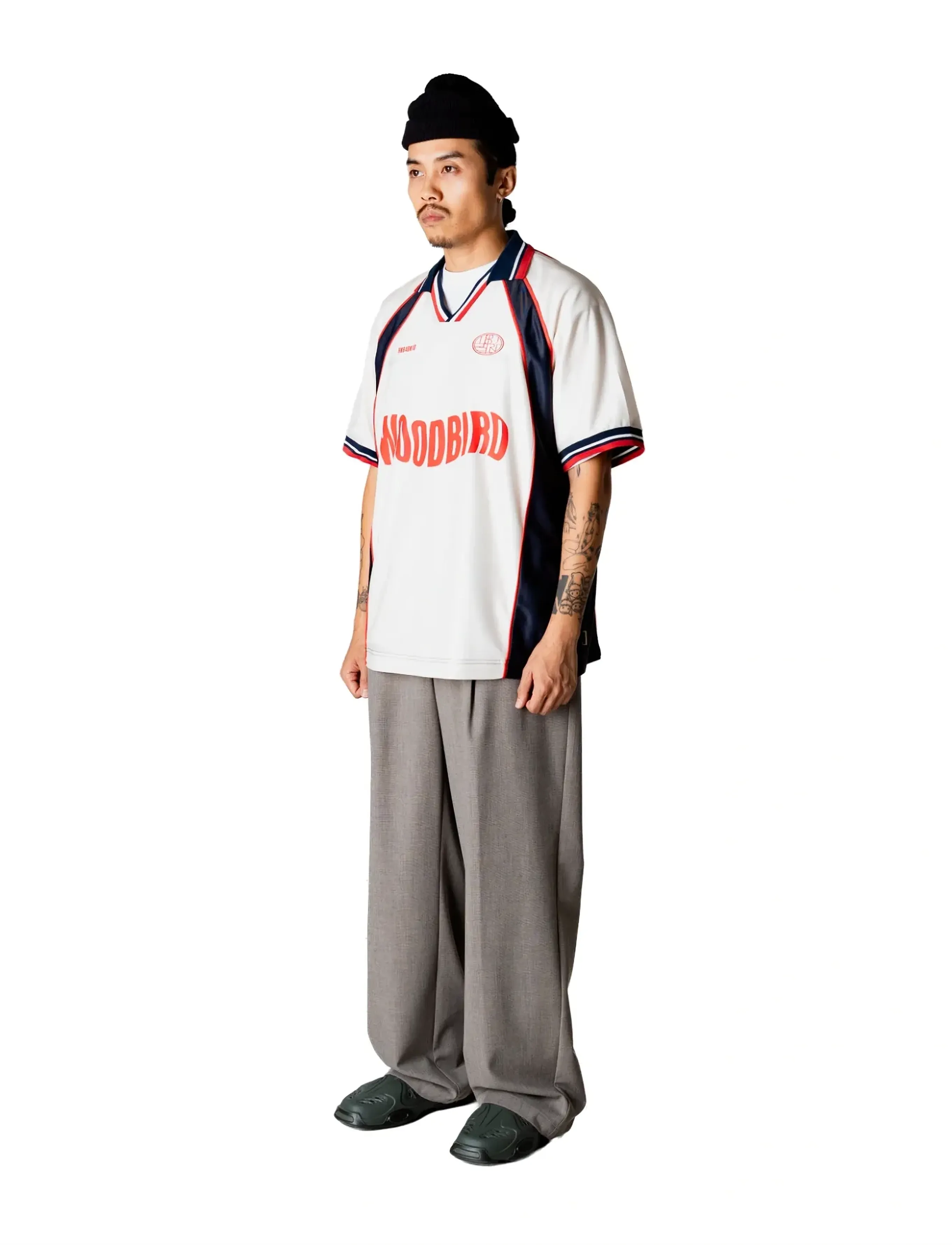Woodbird - WBTaka SS Sports Polo - tops & t-shirts - off white - 3