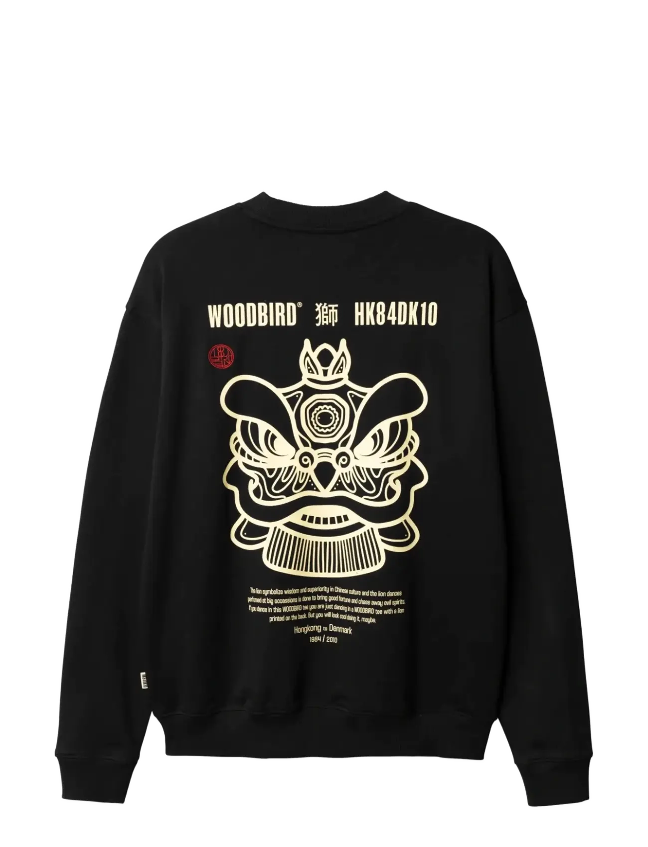 Woodbird - WBCane Lion Crew - shoppa efter stil - black - 2