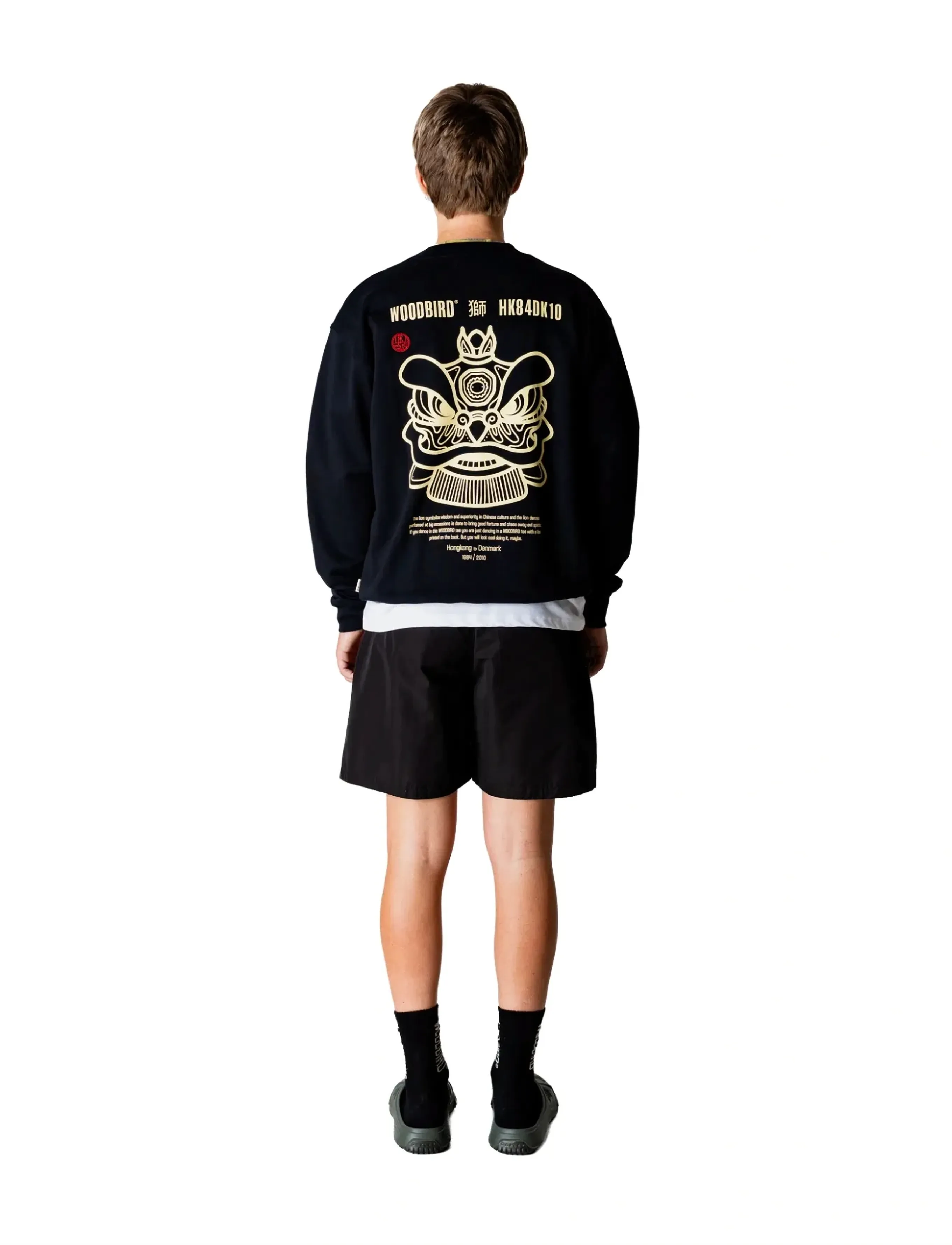 Woodbird - WBCane Lion Crew - shoppa efter stil - black - 4