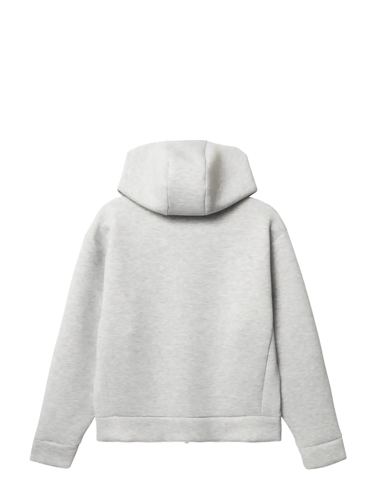 Woodbird - WBFuji Scuba Zip Hoodie - hættetrøjer - light grey melange - 2