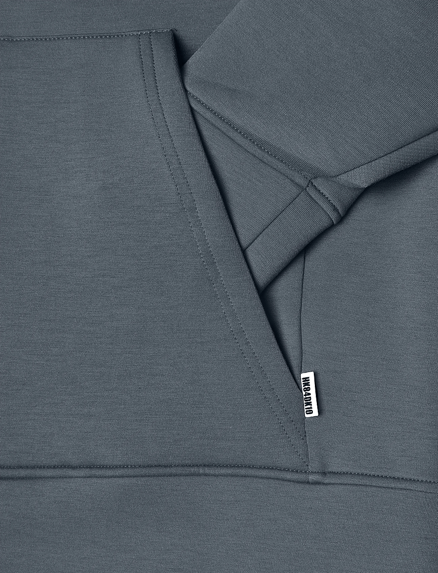 Woodbird - WBFuji Scuba Zip Hoodie - kapuzenpullover - slate blue - 3