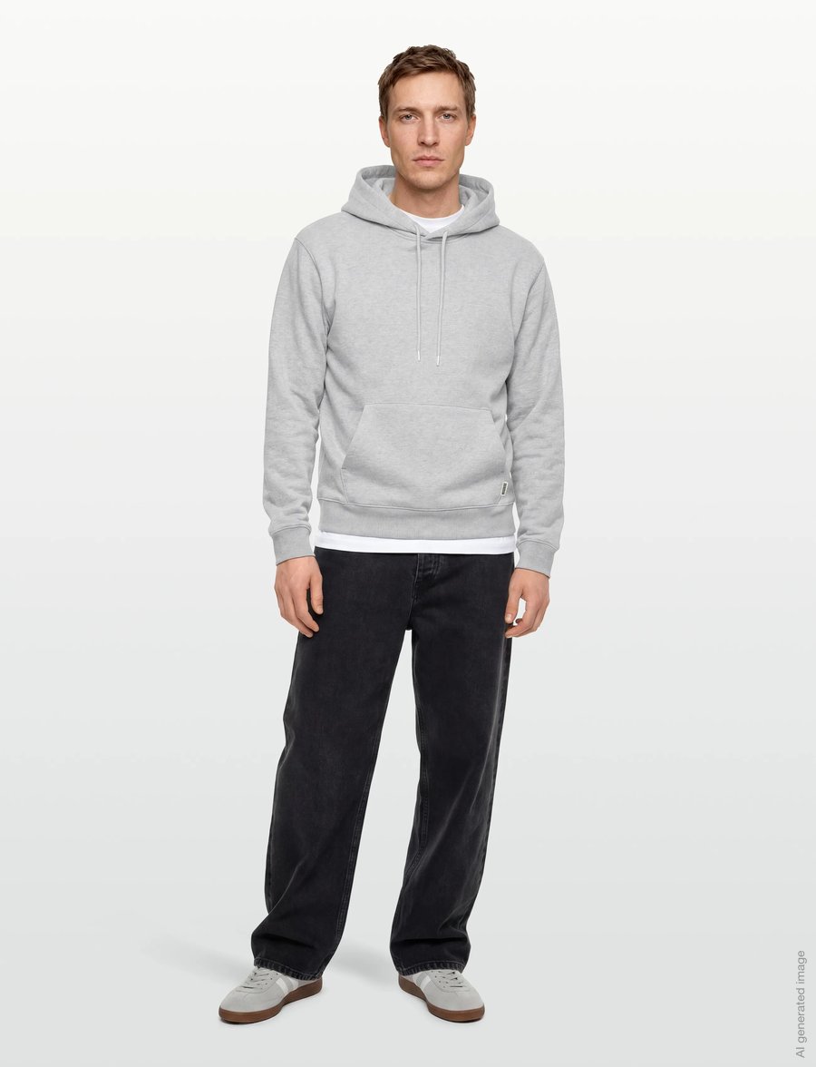 Woodbird - WBPacs Base Hoodie - kapuzenpullover - grey melange - 0