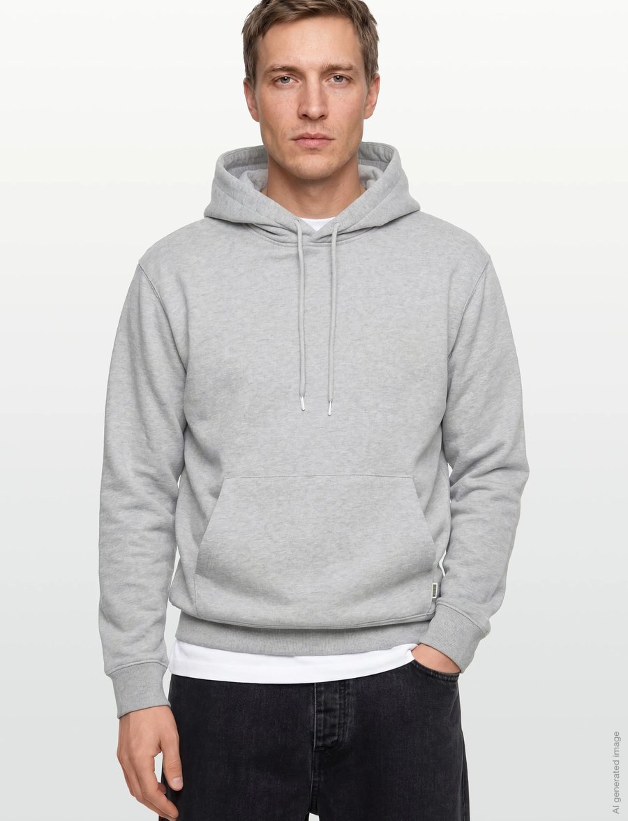 Woodbird - WBPacs Base Hoodie - kapuzenpullover - grey melange - 3