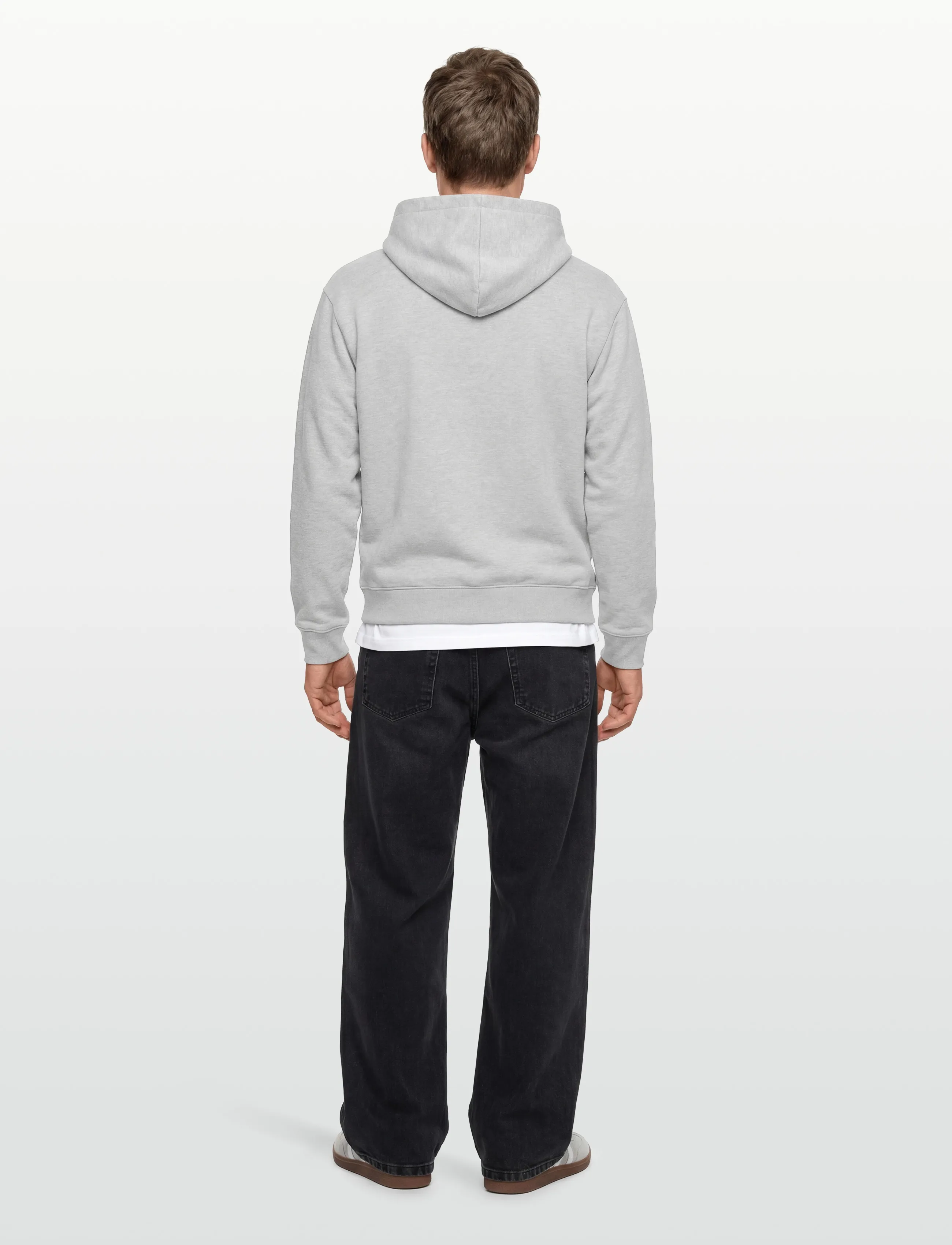 Woodbird - WBPacs Base Hoodie - hoodies - grey melange - 4
