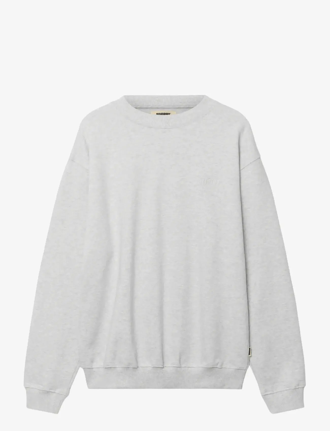 Woodbird - WBCane Base Crew - feriefavoritter - grey melange - 1