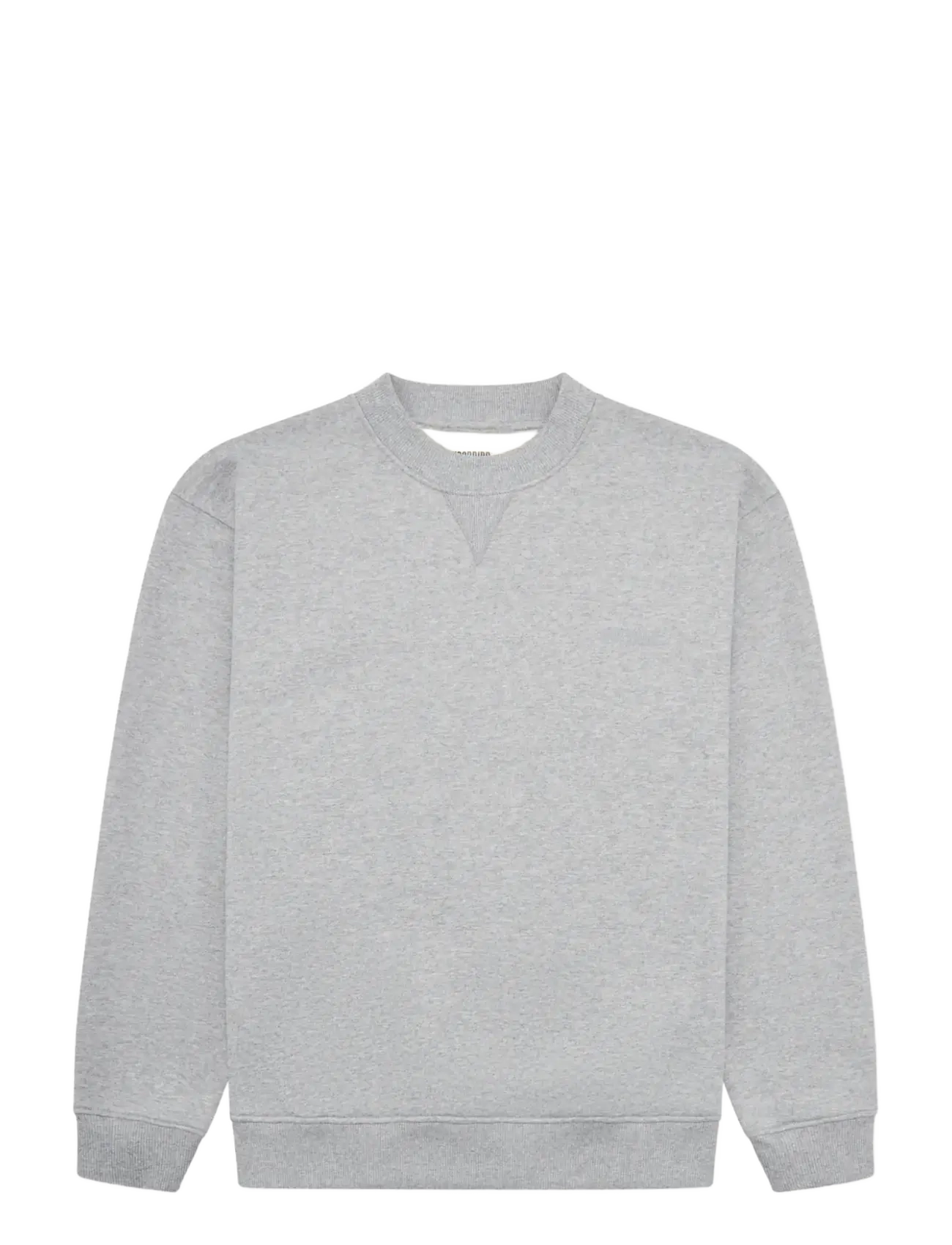 Woodbird WBCane Base Crew - Sweatshirts - GREY MELANGE / grey