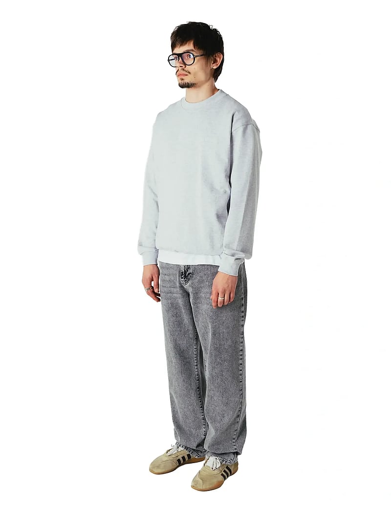 Woodbird - WBCane Base Crew - feriefavoritter - grey melange - 3