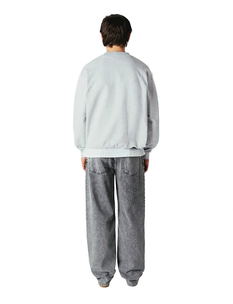 Woodbird - WBCane Base Crew - feriefavoritter - grey melange - 4