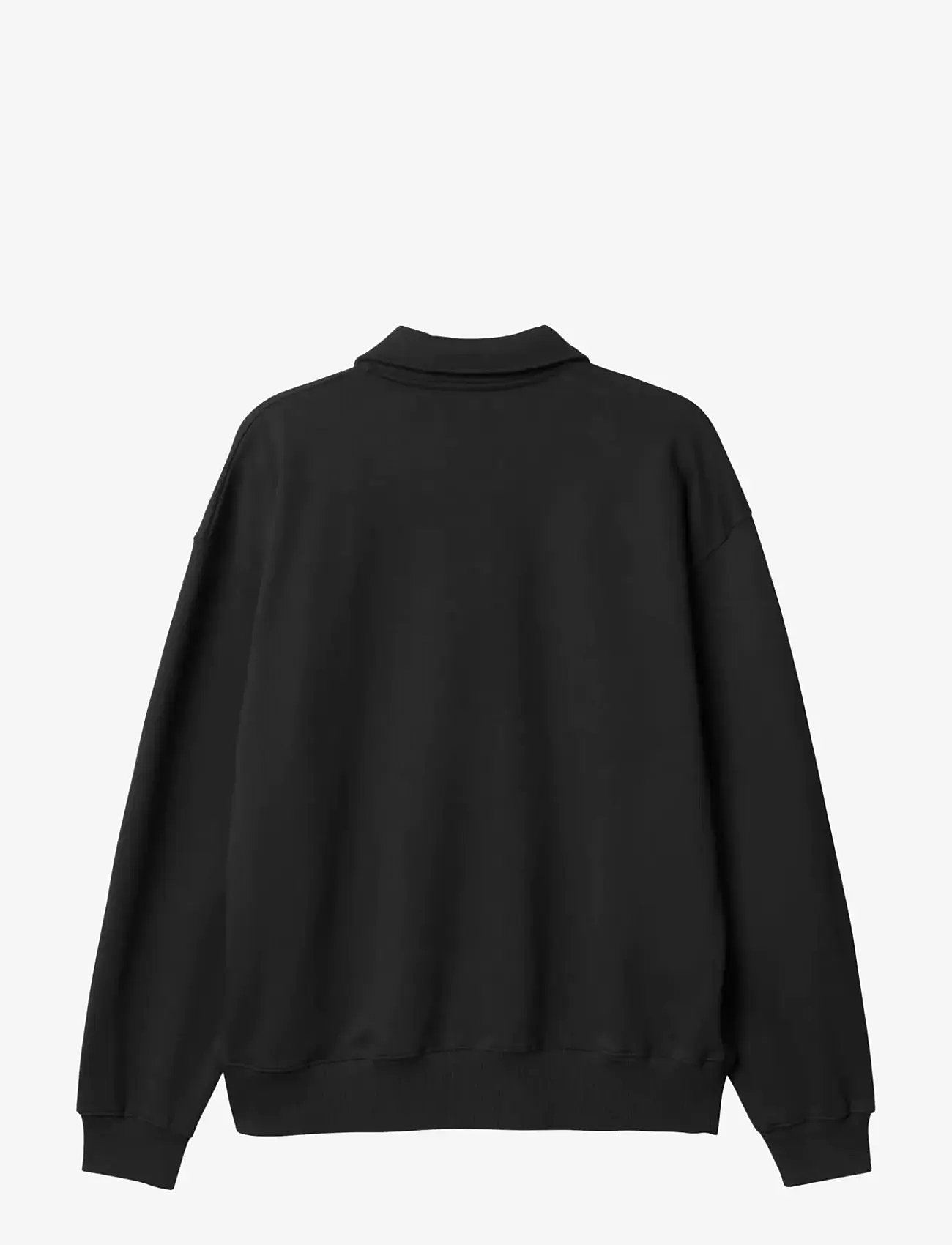 Woodbird - WBLoke Base Polo - poloer i strik med lange ærmer - black - 2