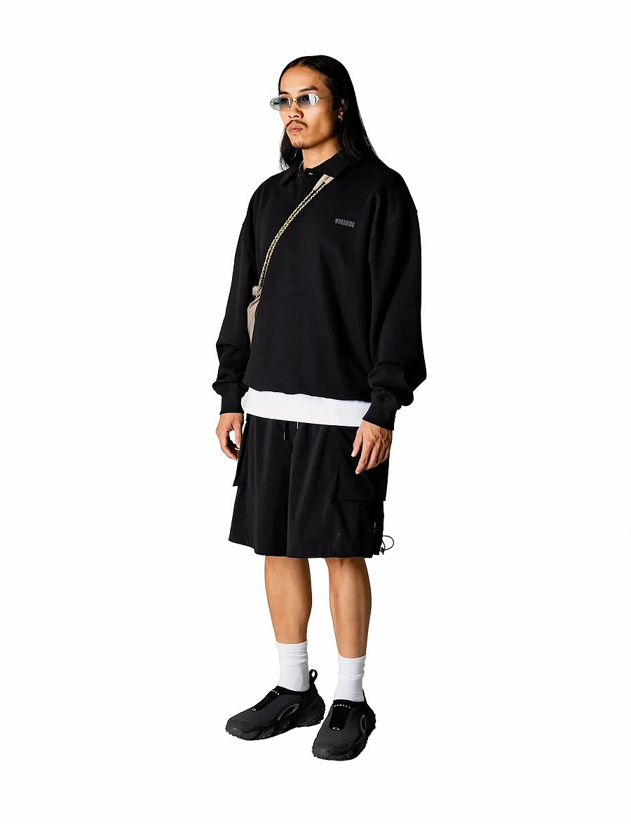 Woodbird - WBLoke Base Polo - langärmelige gestrickte polohemden - black - 3