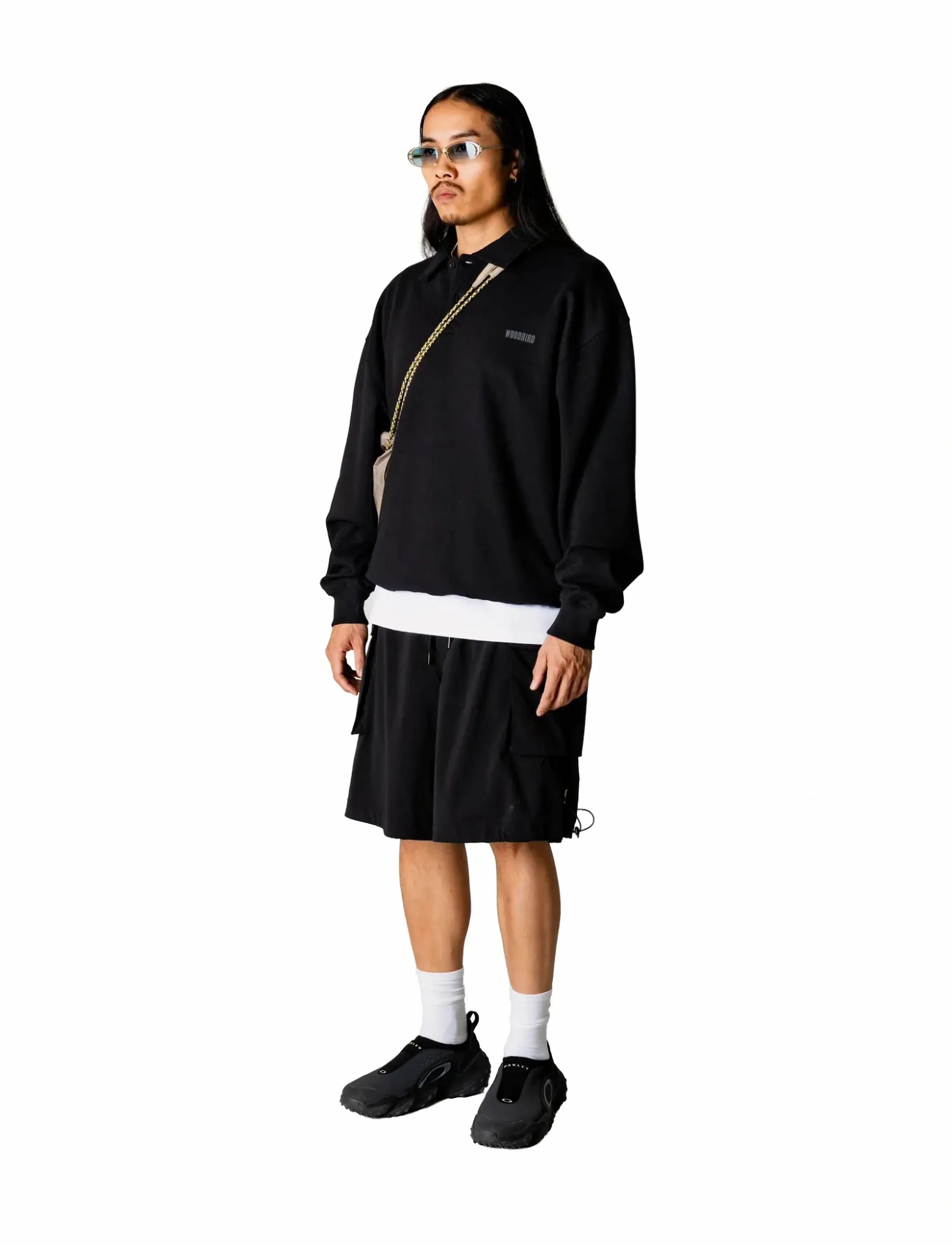 Woodbird - WBLoke Base Polo - dzianinowe koszulki polo z długim rękawem - black - 3
