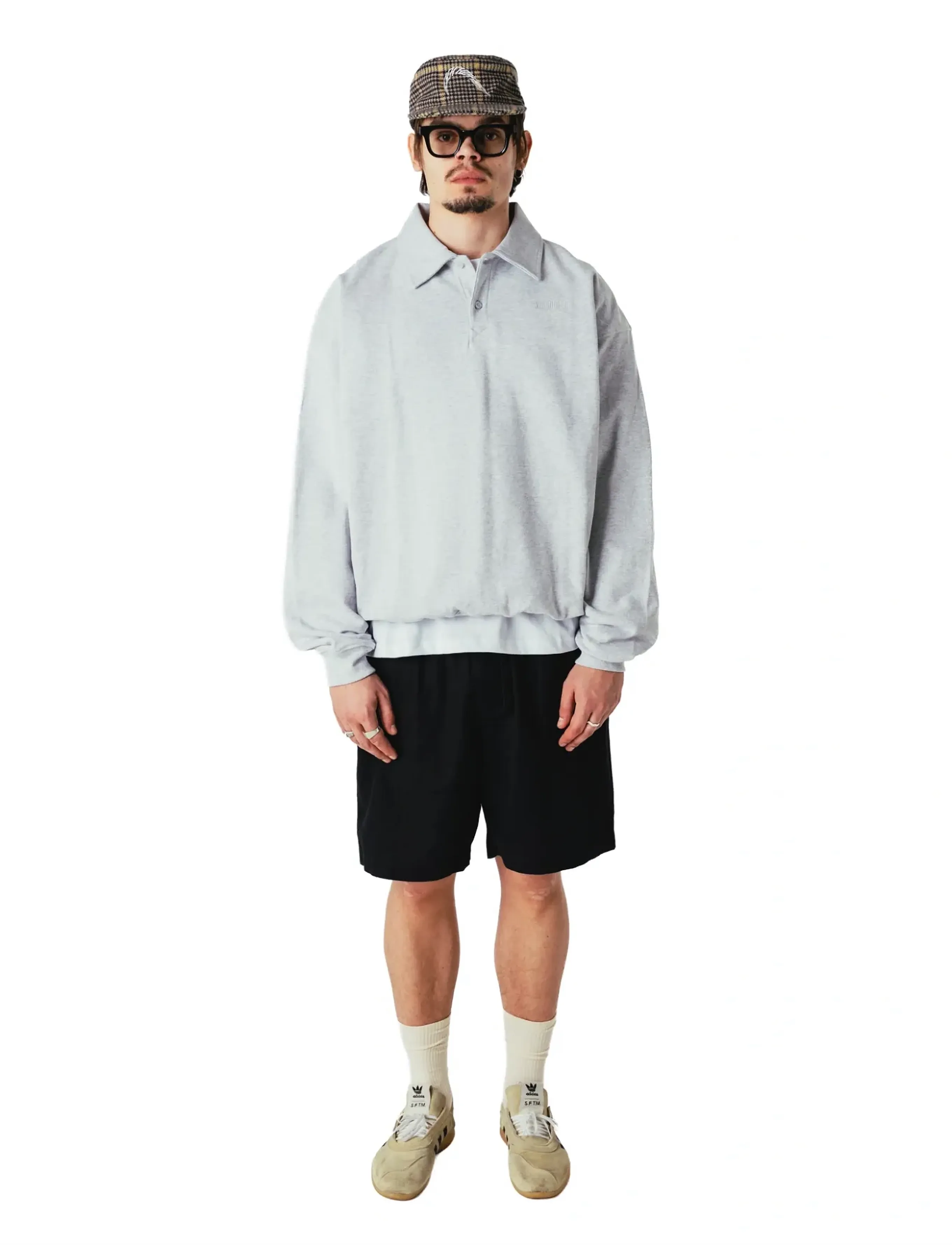 Woodbird WBLoke Base Polo - Polo krekli - GREY MELANGE / grey
