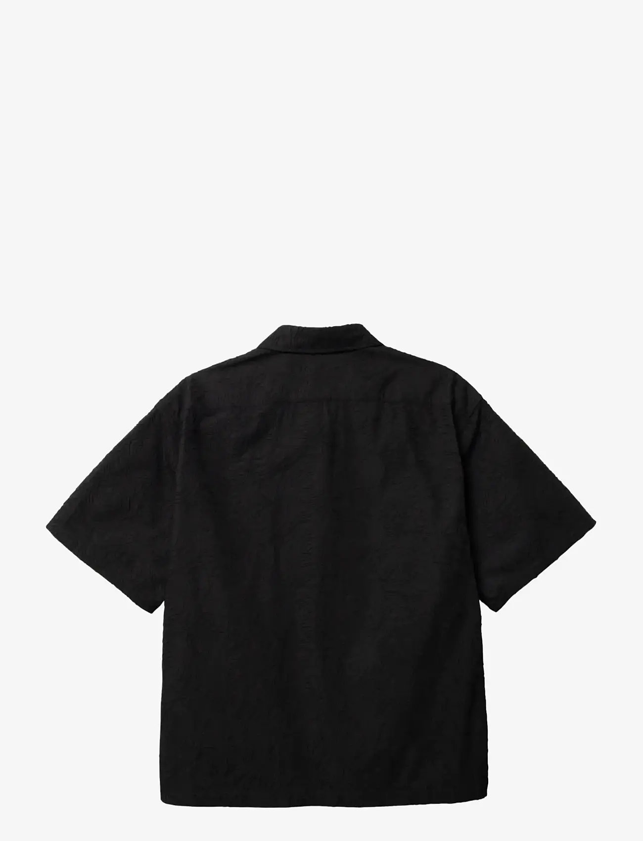 Woodbird - WBWang Embroidery Shirt - kurzarmhemden - black - 2