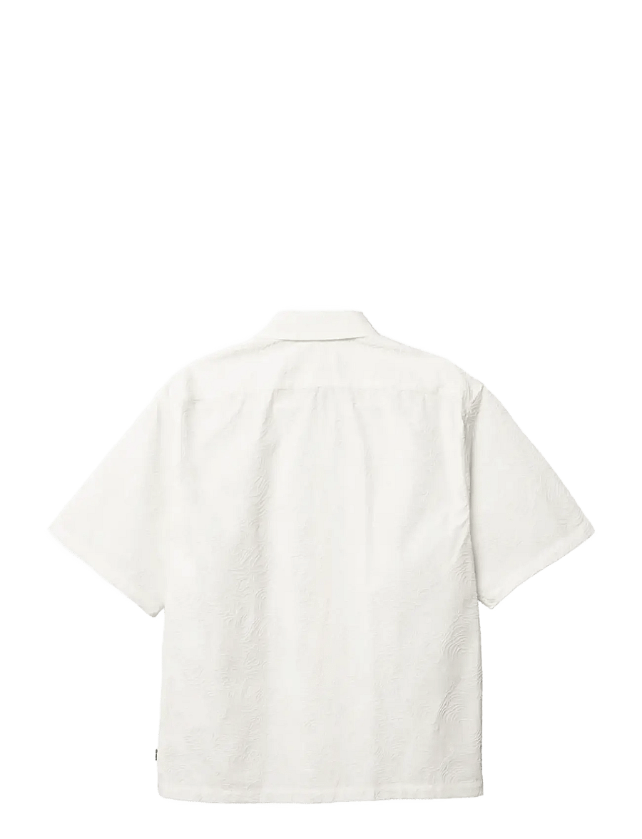 Woodbird - WBWang Embroidery Shirt - kortærmede skjorter - off white - 2