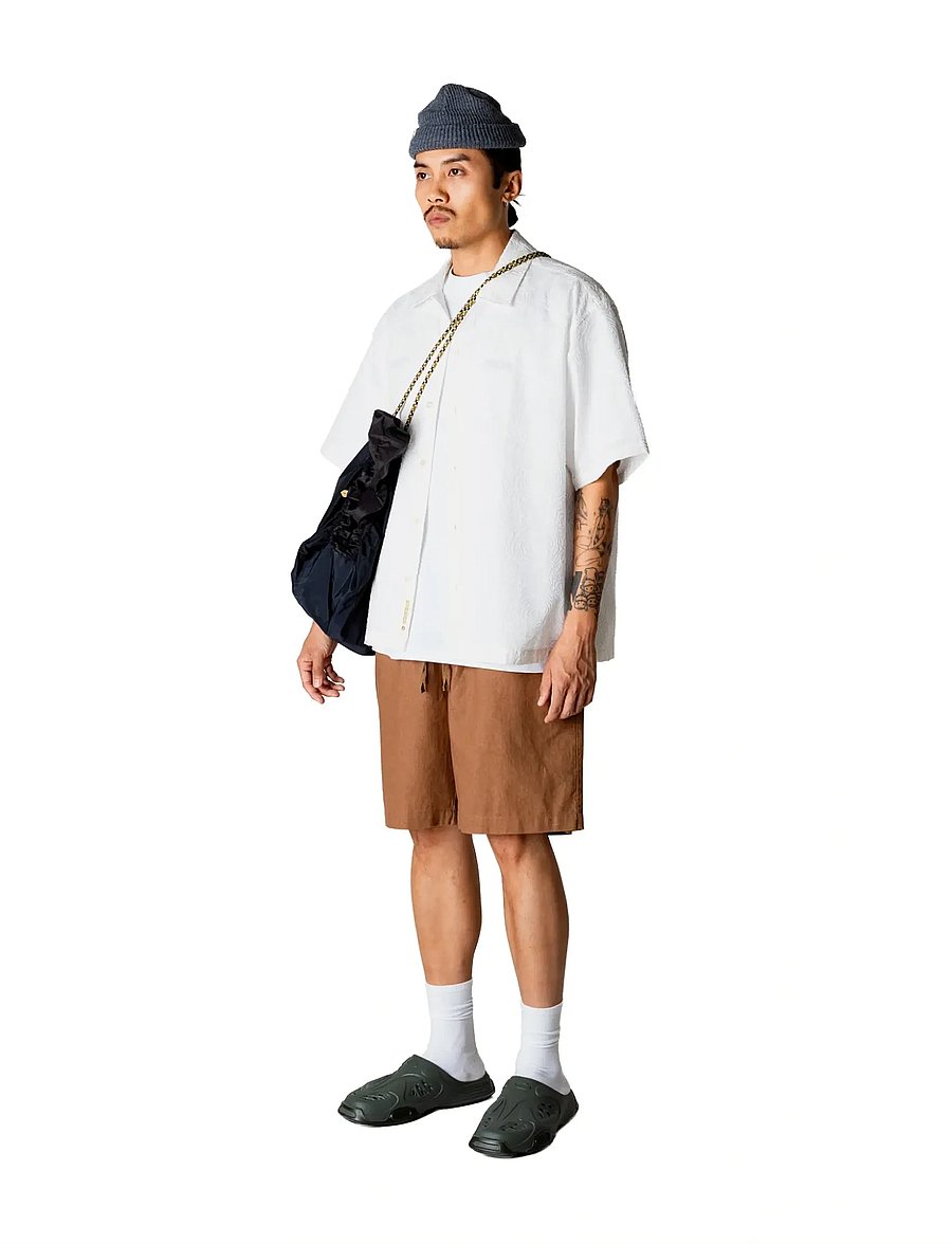 Woodbird - WBWang Embroidery Shirt - kortærmede skjorter - off white - 3