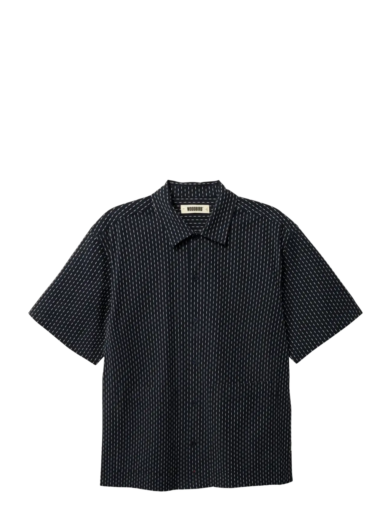 WOODBIRD Wbwang Shiko Shirt Schwarz - M - Herren