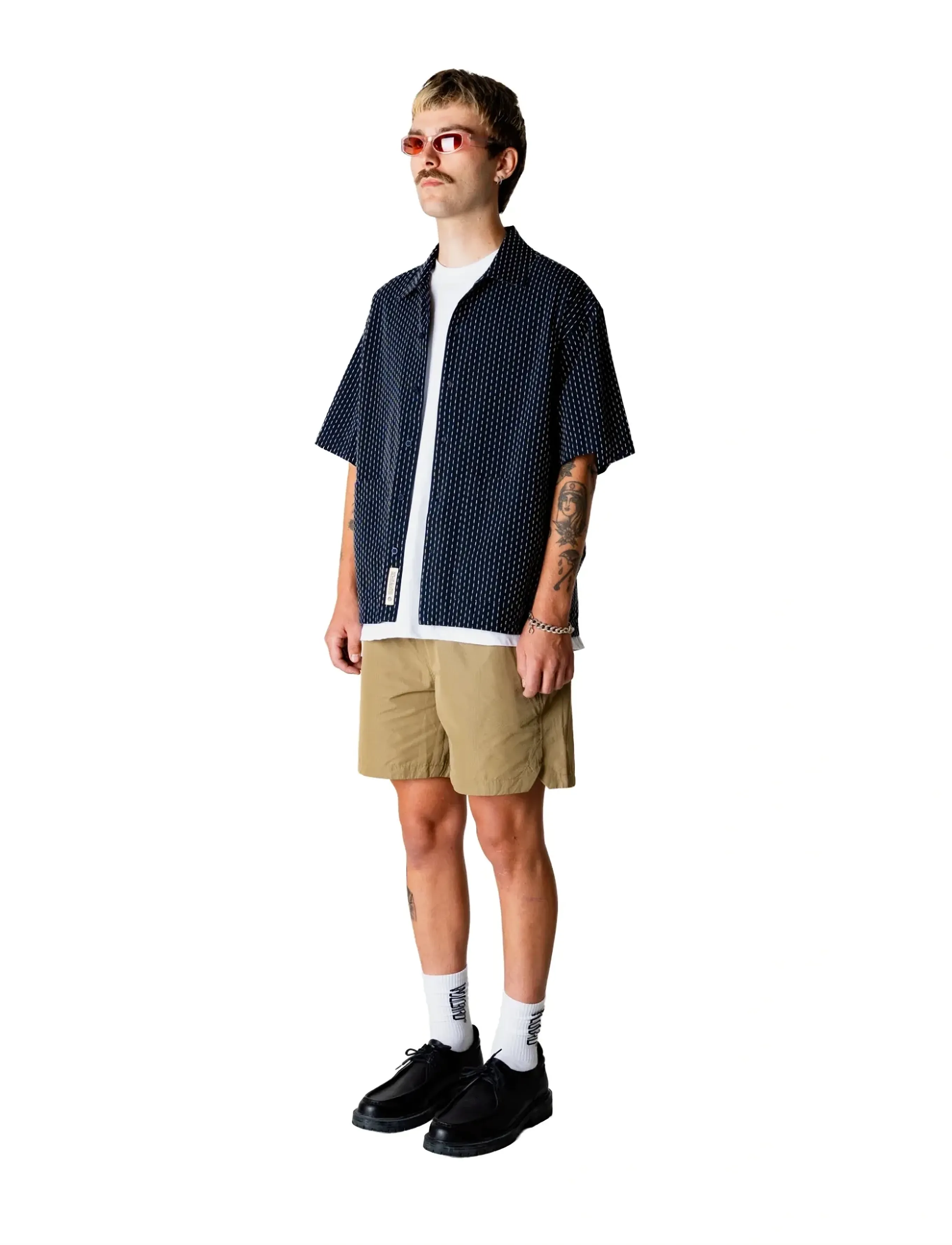 Woodbird - WBWang Shiko Shirt - chemises à motifs - dark navy - 3