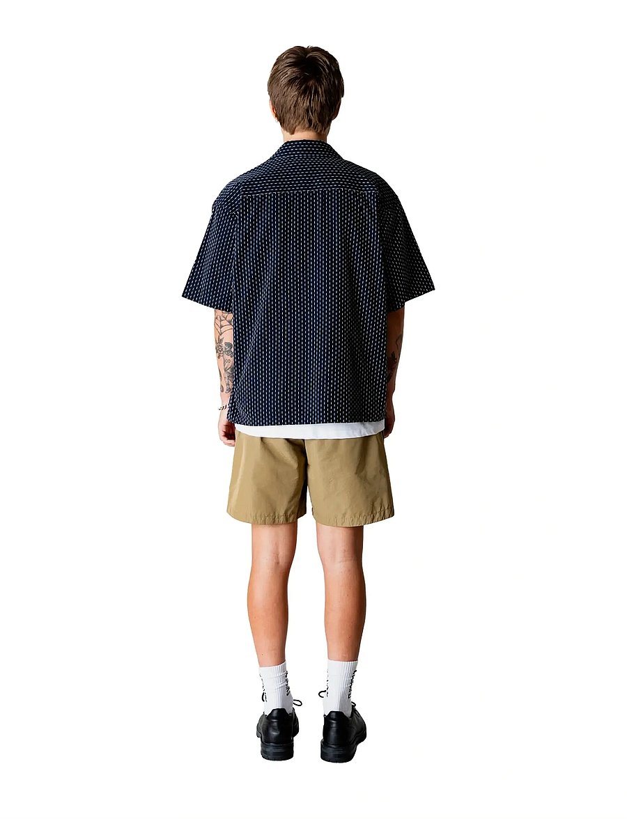 Woodbird - WBWang Shiko Shirt - gemusterte hemden - dark navy - 4