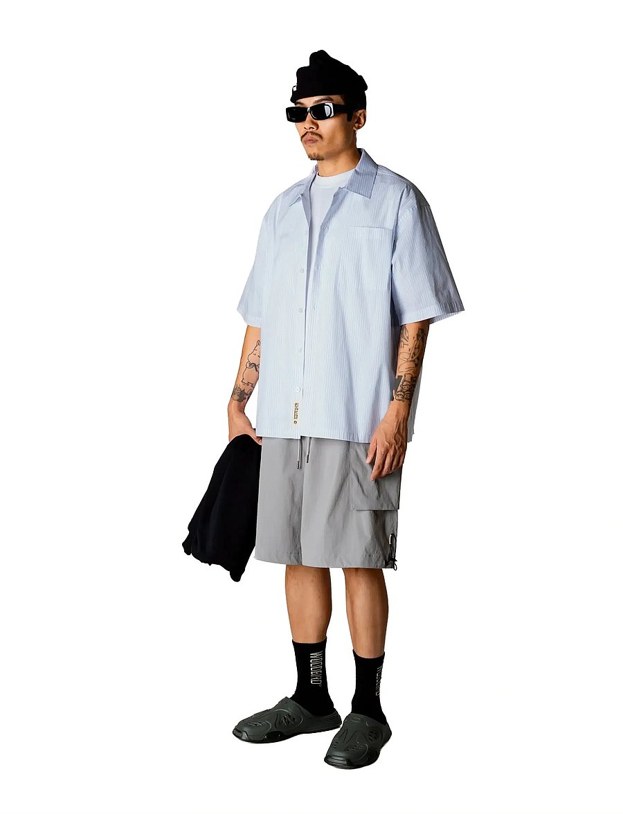 Woodbird - WBWang Wok Shirt - stribede skjorter - light blue - 3