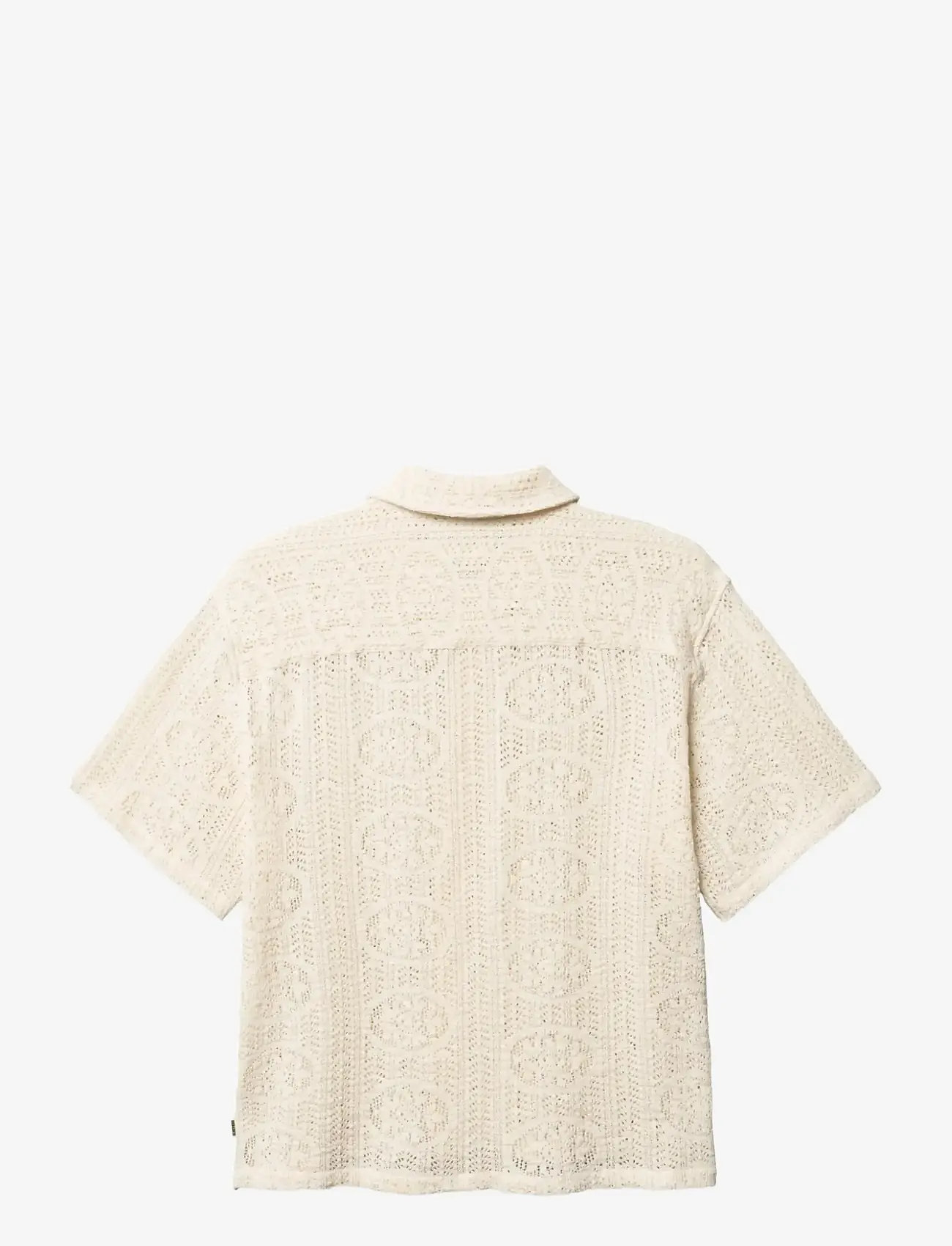 Woodbird - WBWang Knit Shirt - kootud polosärgid - off white - 2