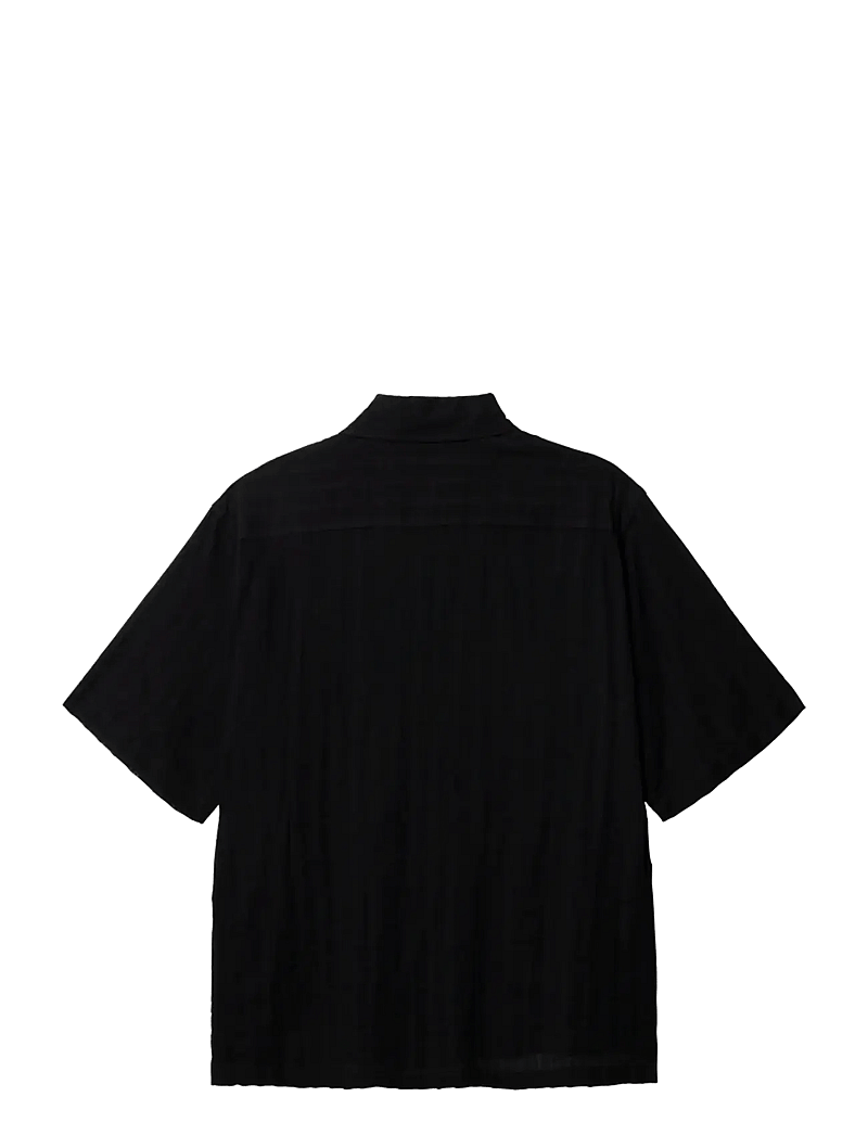 Woodbird - WBBanks Check Shirt - kurzarmhemden - black - 2