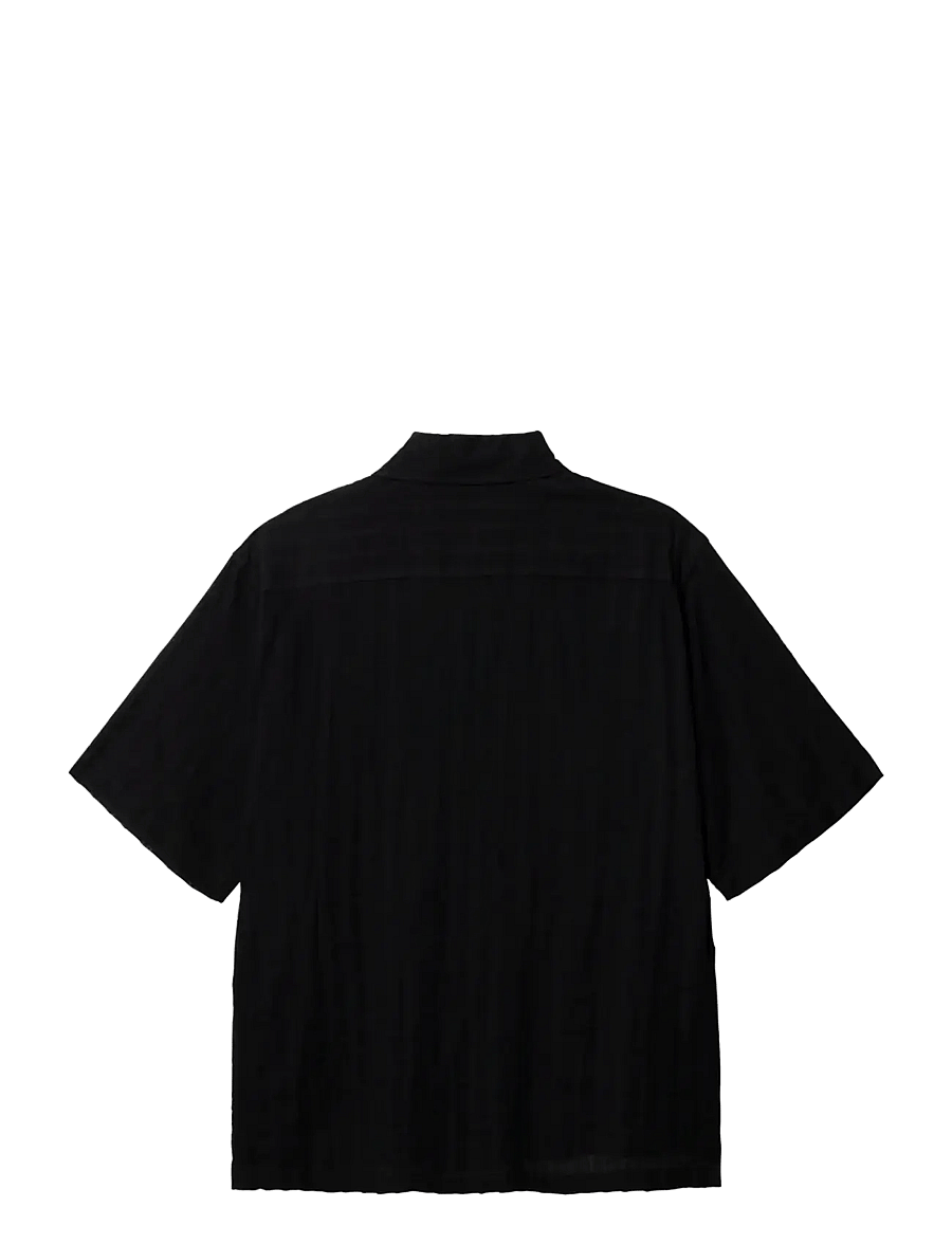 Woodbird - WBBanks Check Shirt - kortærmede skjorter - black - 2