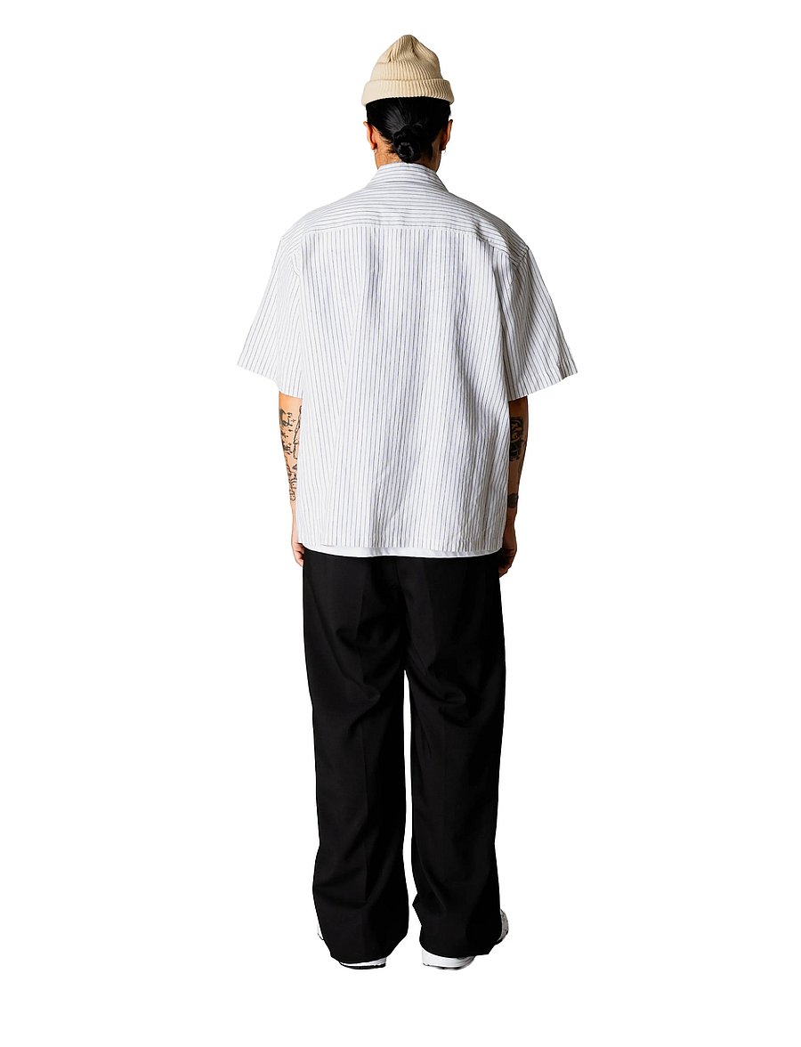 Woodbird - WBWang Tai Stripe Shirt - white stripe - 4