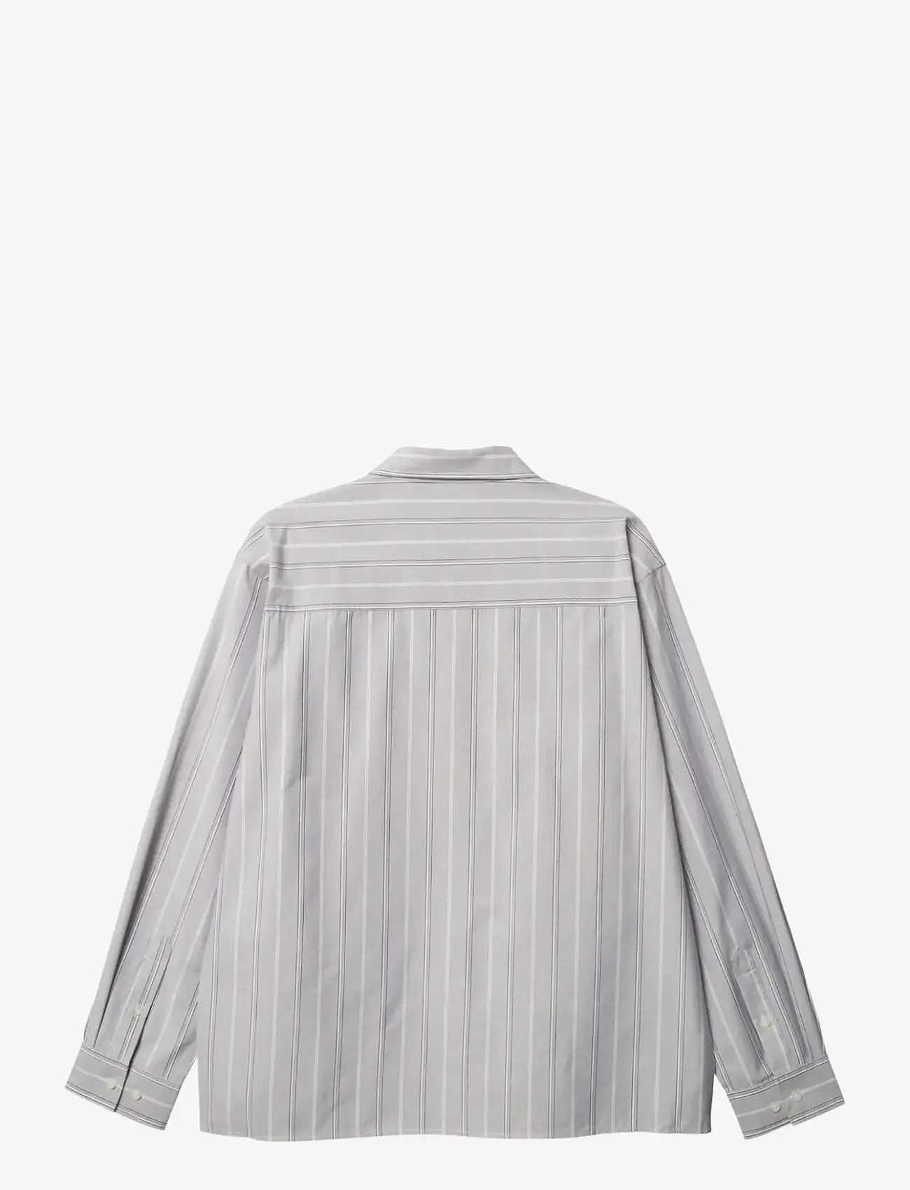 Woodbird - WBBuzo Big Stripe Shirt - casual skjorter - grey stripe - 2