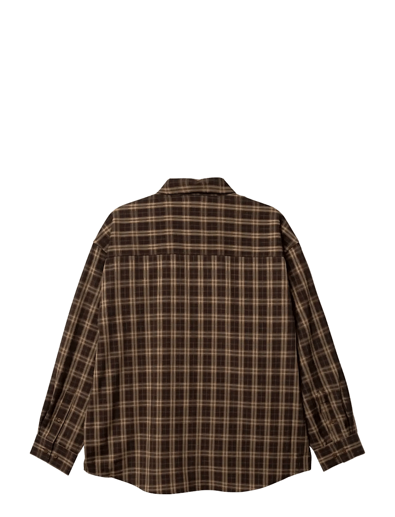 Woodbird - WBJong Dobby Check Shirt - ruudulised särgid - dark brown - 2