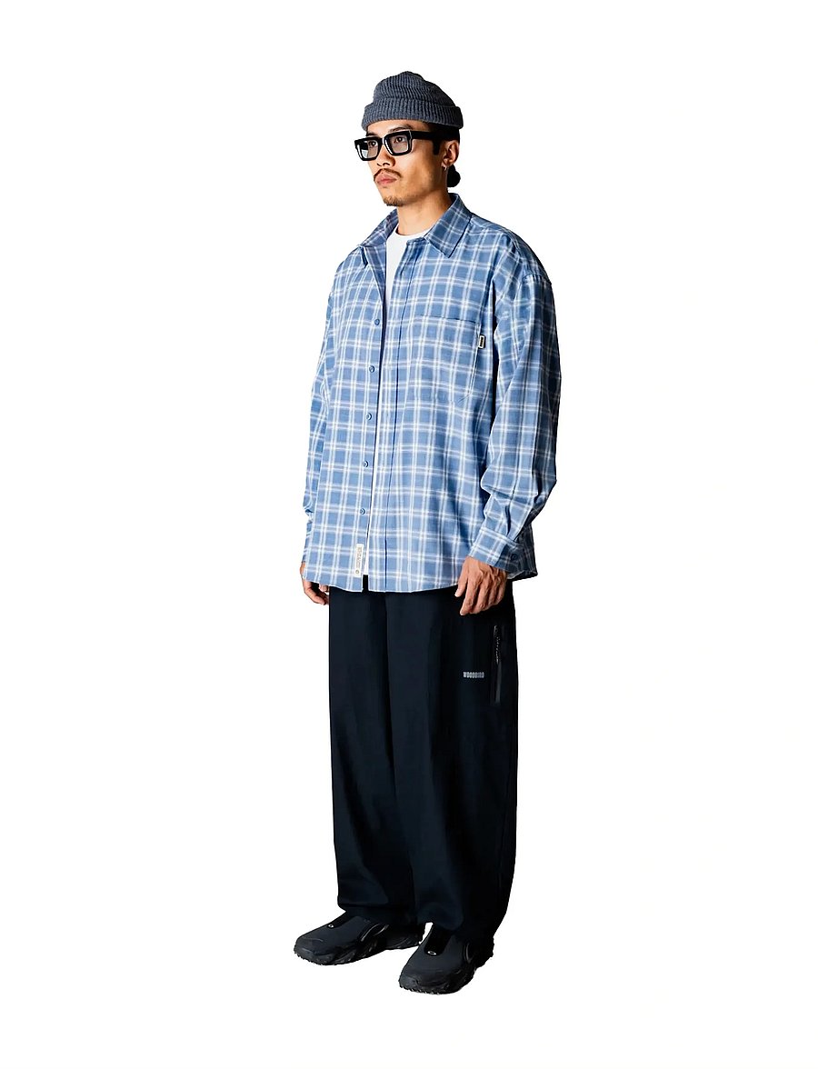 Woodbird - WBJong Dobby Check Shirt - ruudulised särgid - light blue - 3
