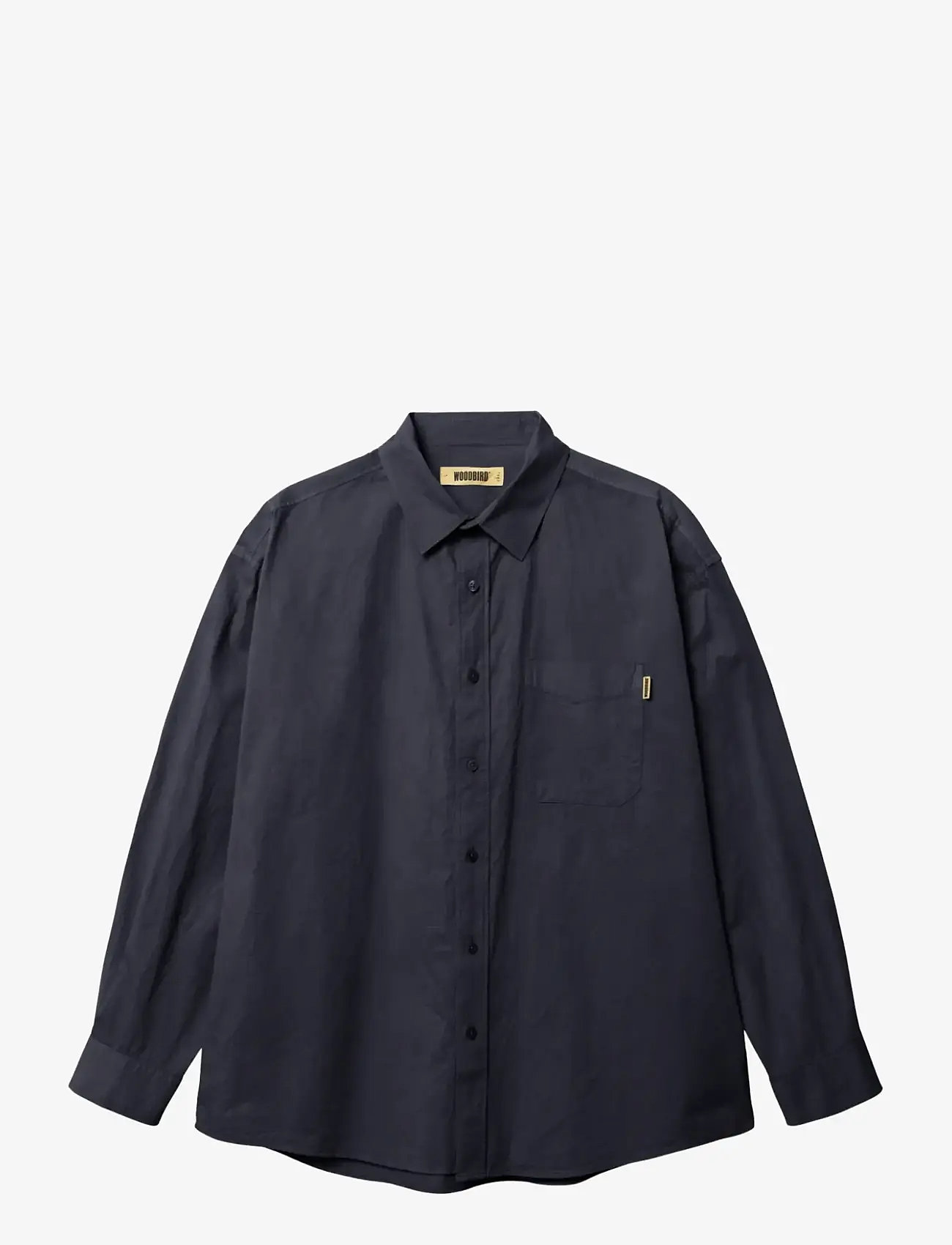 Woodbird - WBJong Washed Shirt - casual skjorter - navy - 1