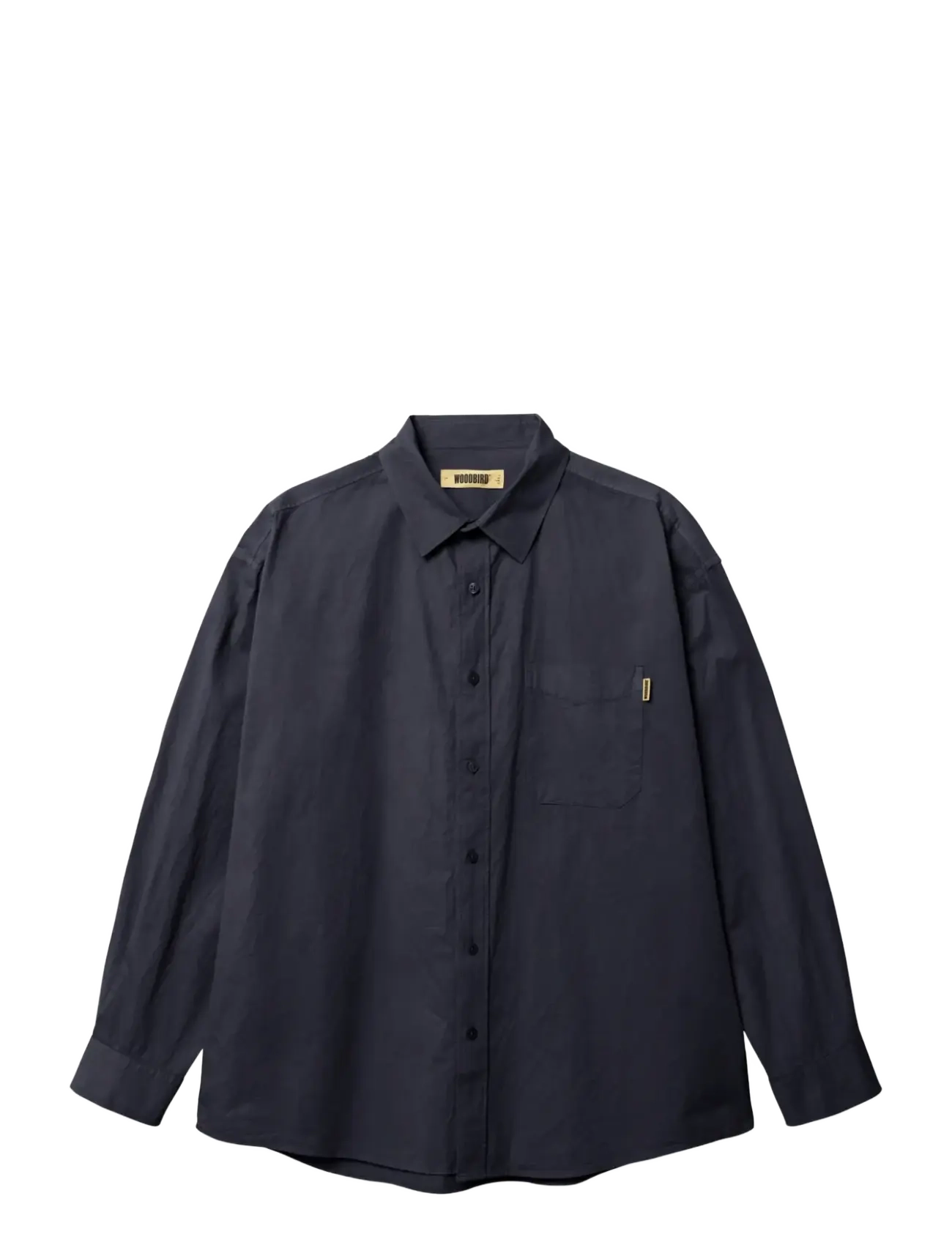 Woodbird WBJong Washed Shirt - Kleidung - NAVY / navy