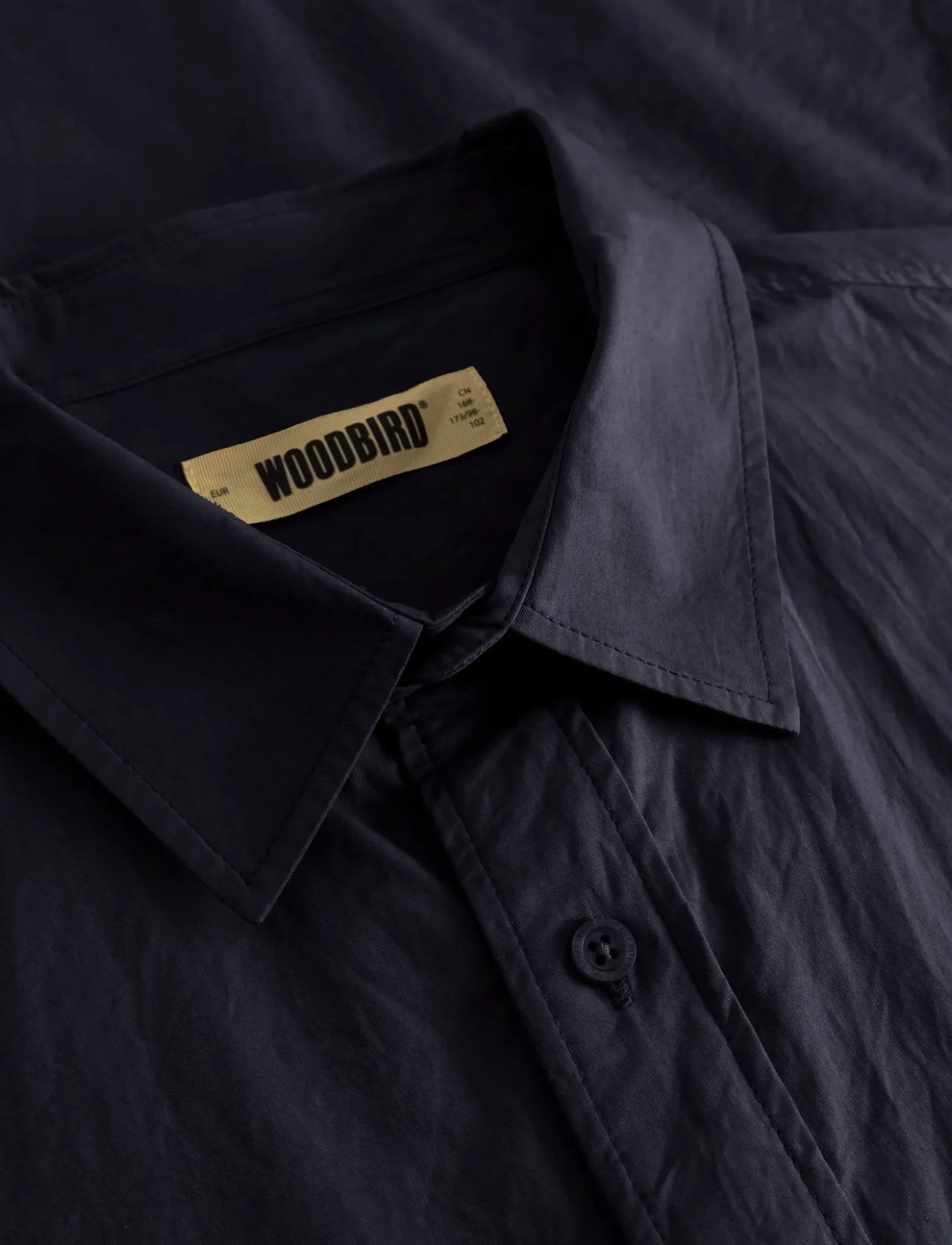 Woodbird - WBJong Washed Shirt - casual shirts - navy - 5