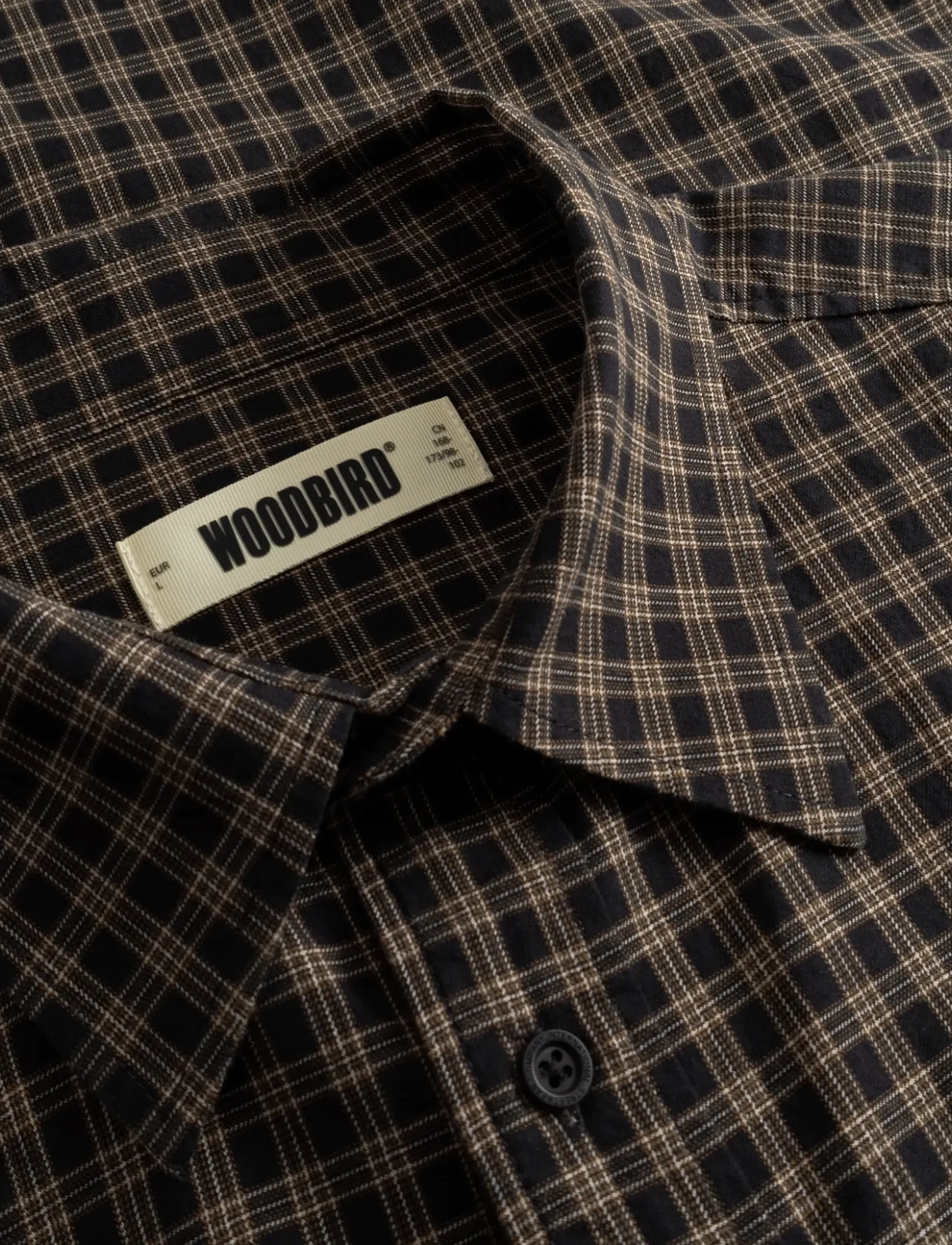 Woodbird - WBBuzo Hang Check Shirt - chemises à carreaux - black check - 5
