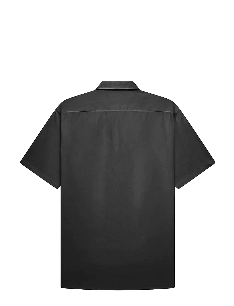Woodbird - WBBanks Linen Shirt - linased särgid - black - 2
