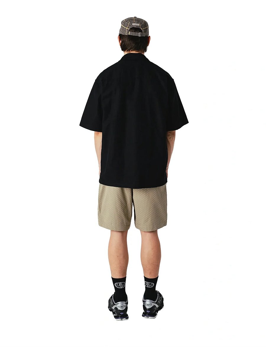Woodbird - WBBanks Linen Shirt - linased särgid - black - 4