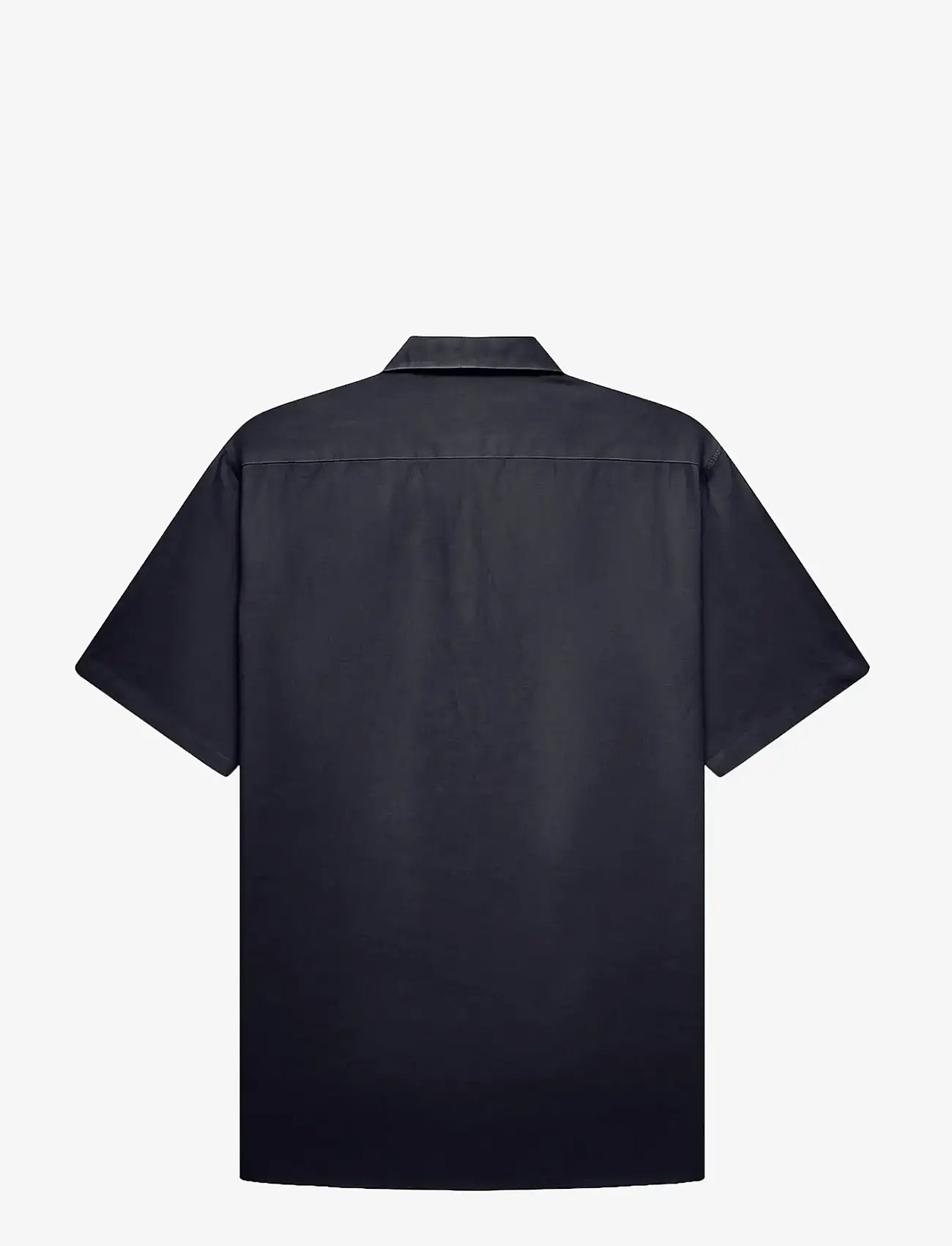 Woodbird - WBBanks Linen Shirt - hørskjorter - navy - 2