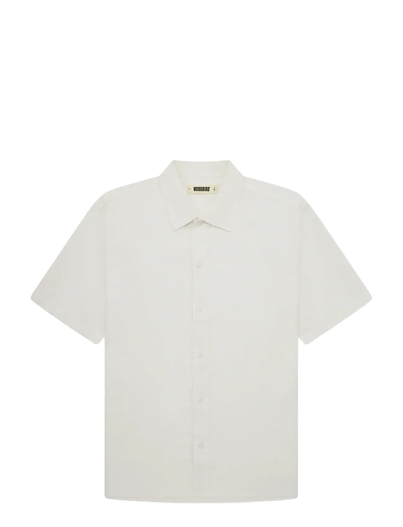 Woodbird - WBBanks Linen Shirt - leinenhemden - off white - 0