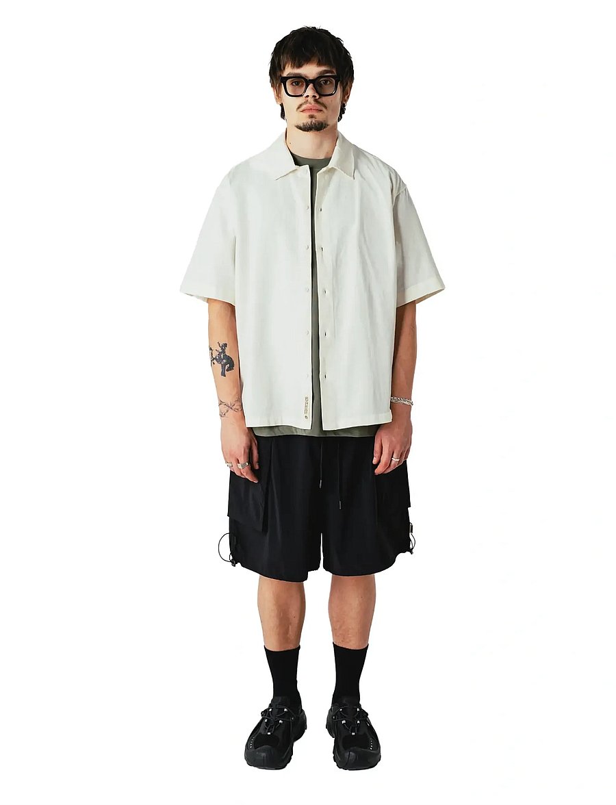 Woodbird - WBBanks Linen Shirt - leinenhemden - off white - 0