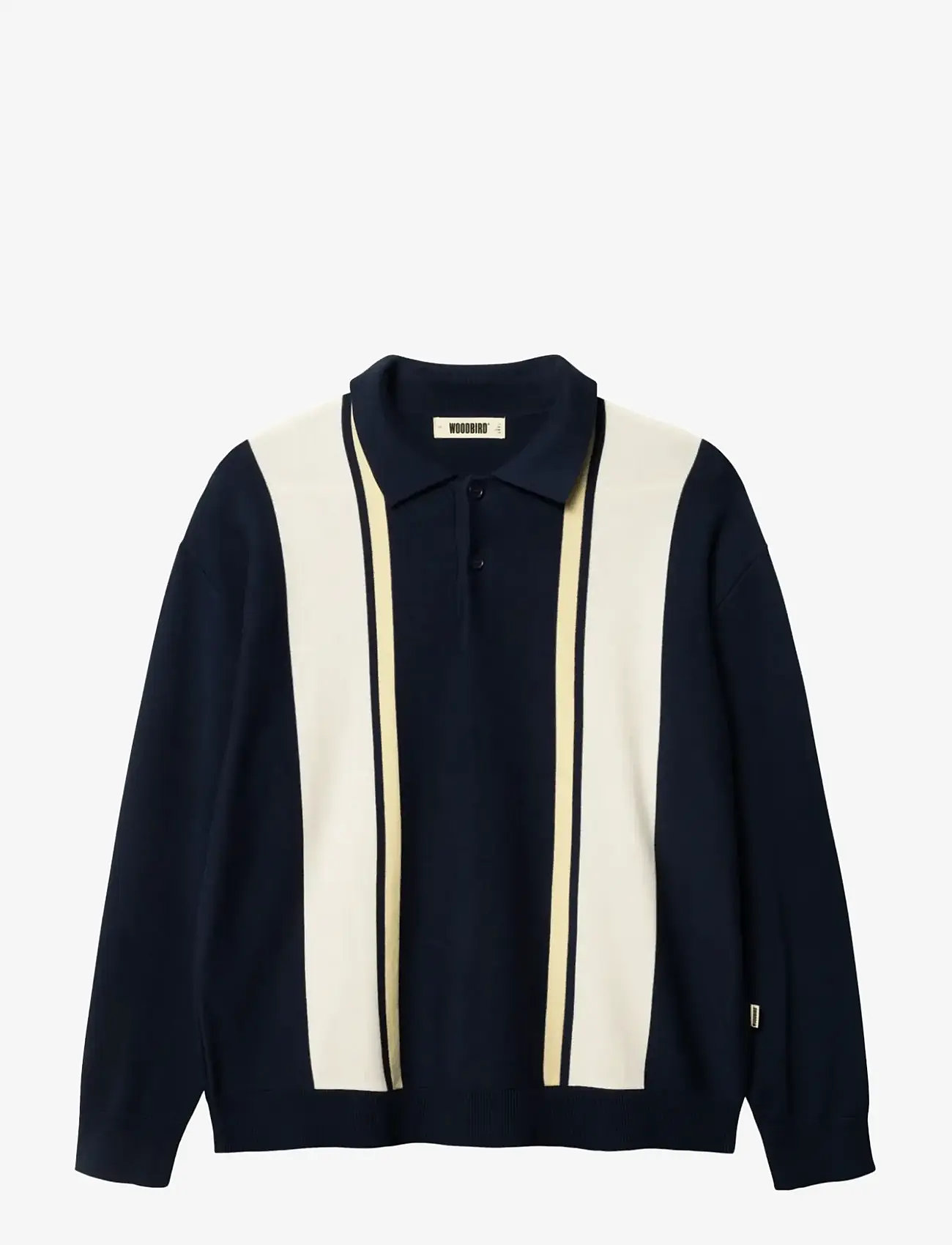 Woodbird - WBDom Gran Polo - knitted polos - dark navy - 1