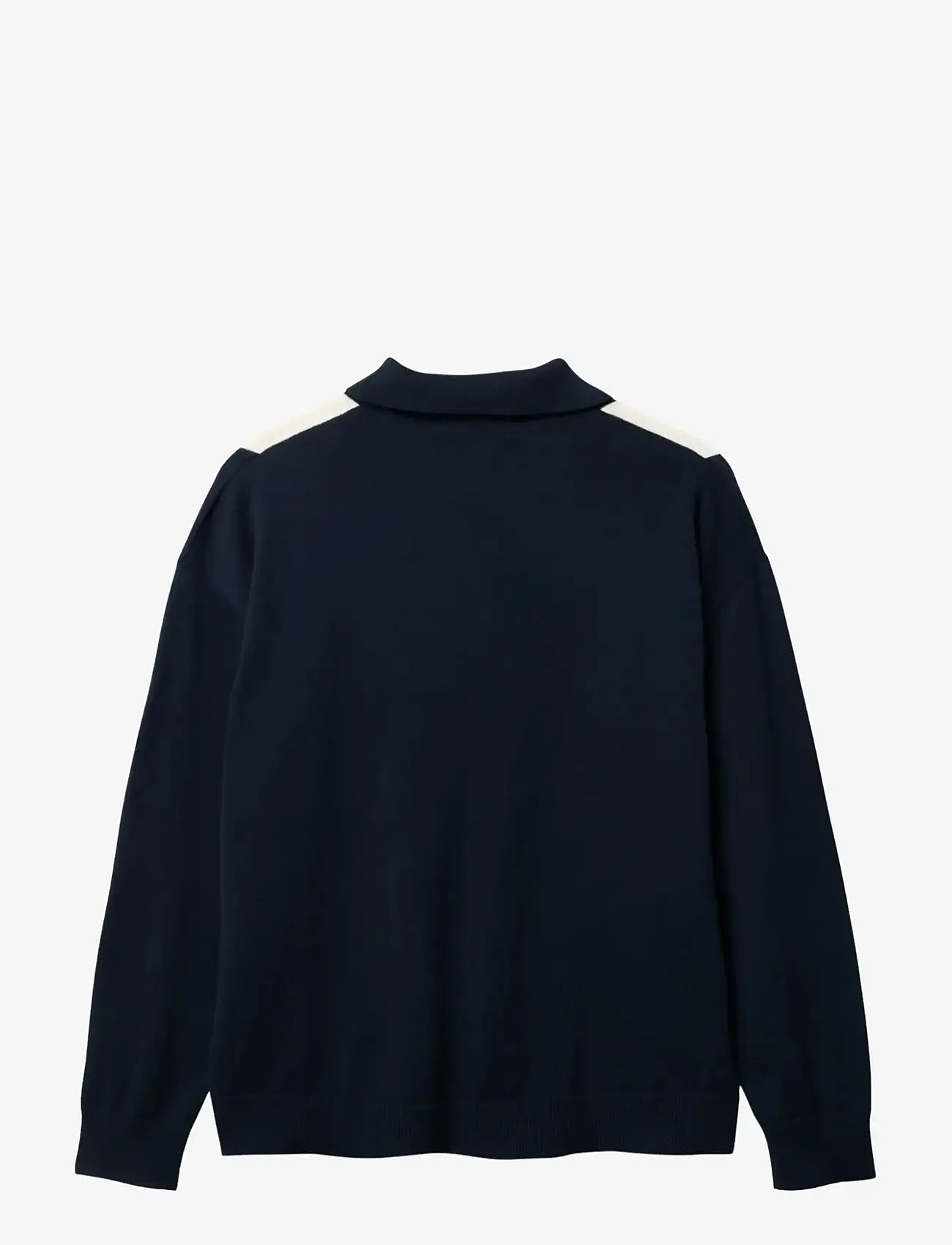 Woodbird - WBDom Gran Polo - knitted polos - dark navy - 2