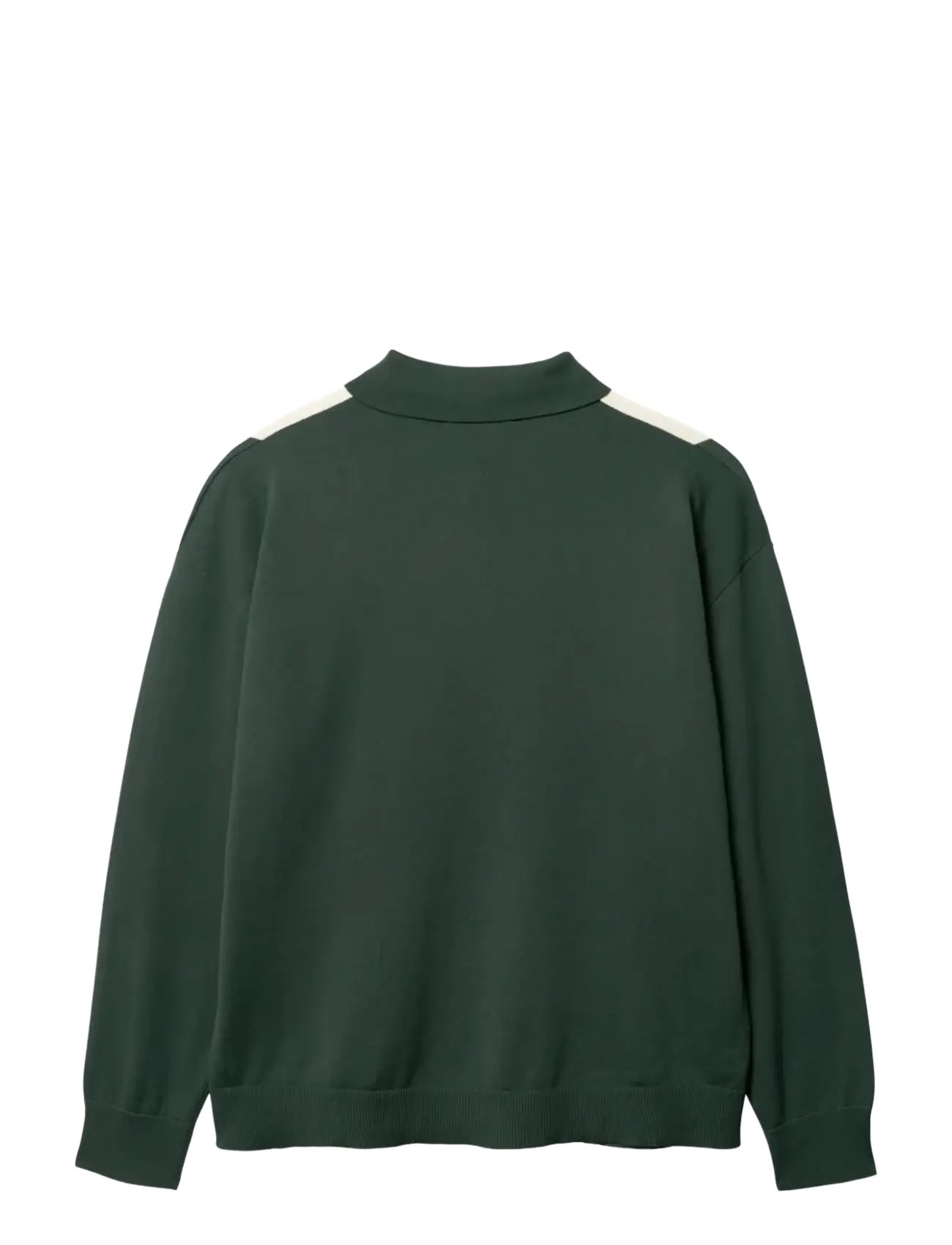 Woodbird - WBDom Gran Polo - långärmade stickade pikétröjor - pine green - 2
